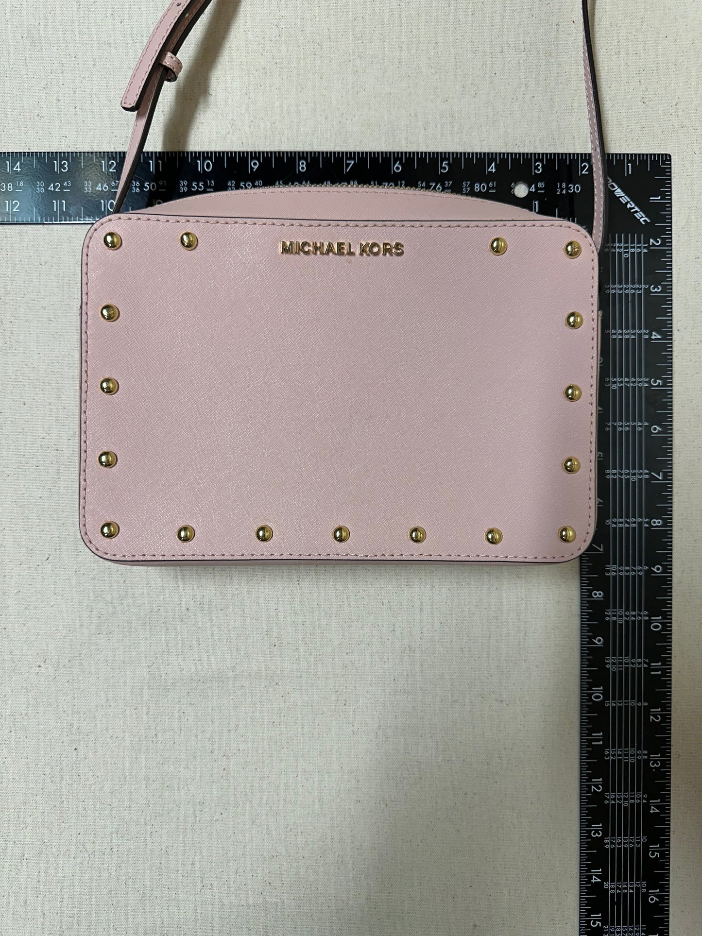 Crossbody Designer By Michael Kors In Pink, Size:Medium