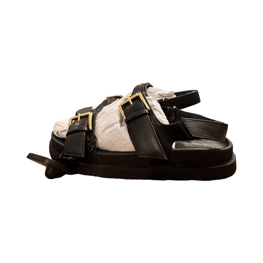 Sandals Flats By Madden Girl In Black, Size:7