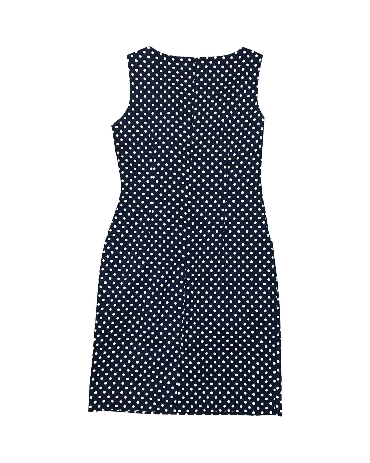 Dress Work By Tahari In Blue & White, Size:S