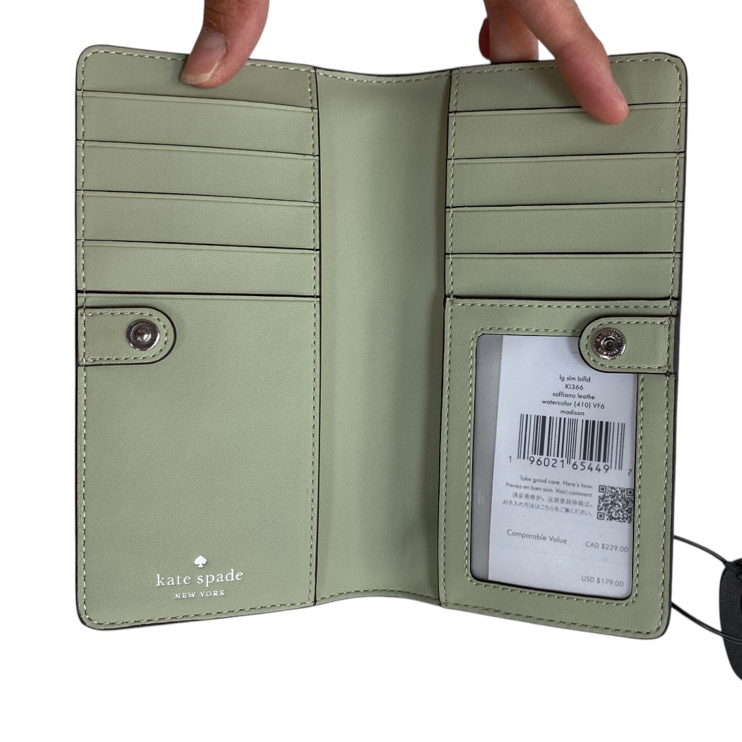 Wallet Designer By Kate Spade In Blue, Size:Medium