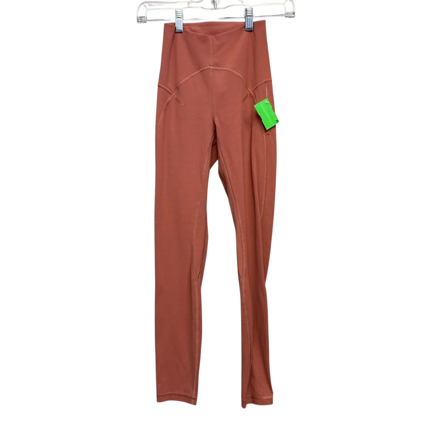 Athletic Leggings By Lululemon In Peach, Size:Xs