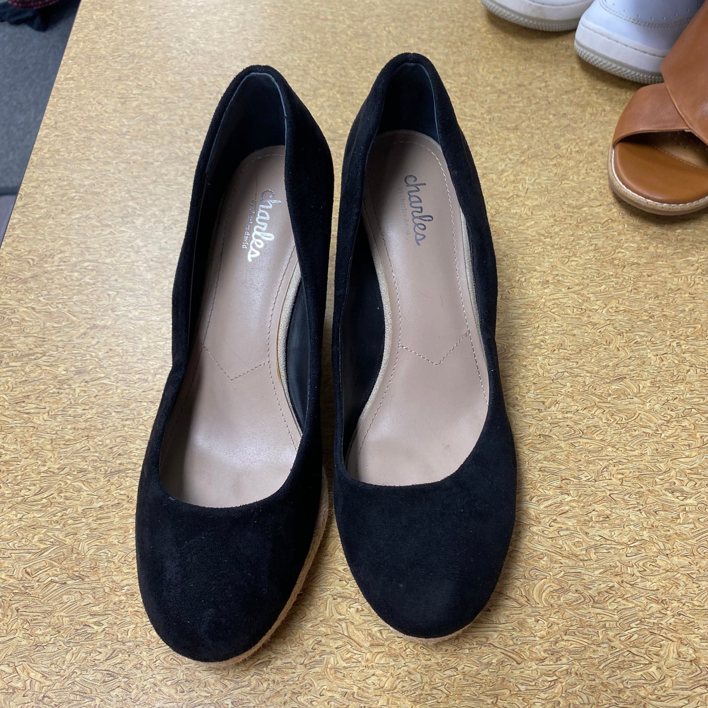 Shoes Heels Wedge By Charles By Charles David In Black, Size:9.5