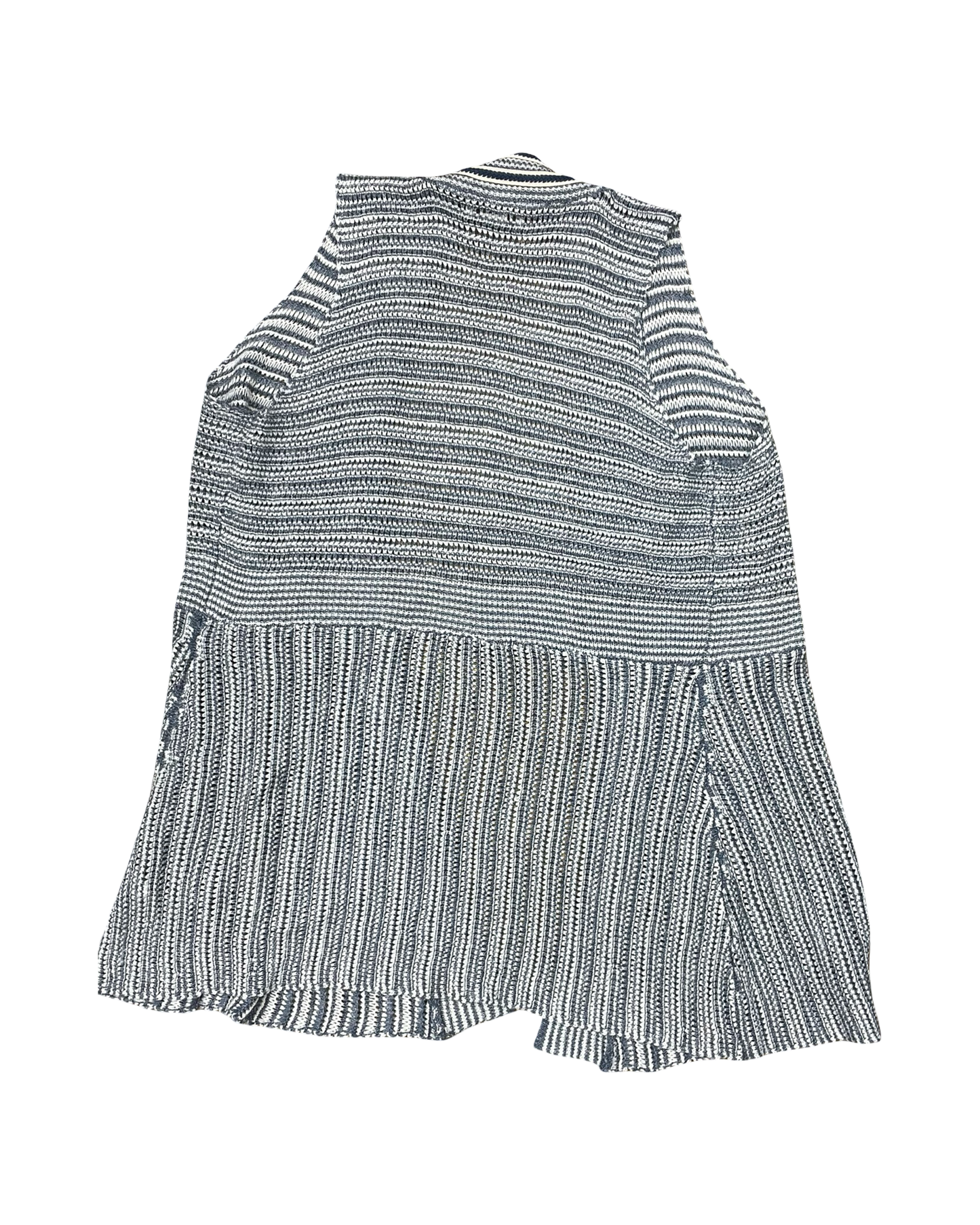 Cardigan By Ariat In Blue & Cream, Size:Xl