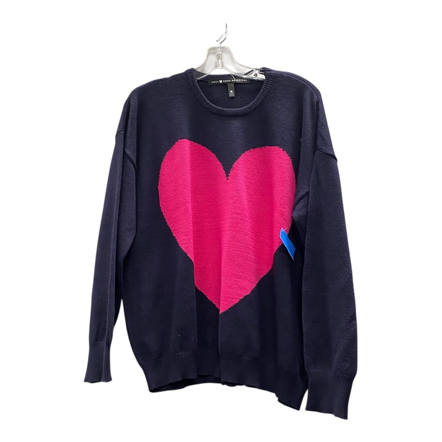 Sweater By Aqua In Blue & Pink, Size:L