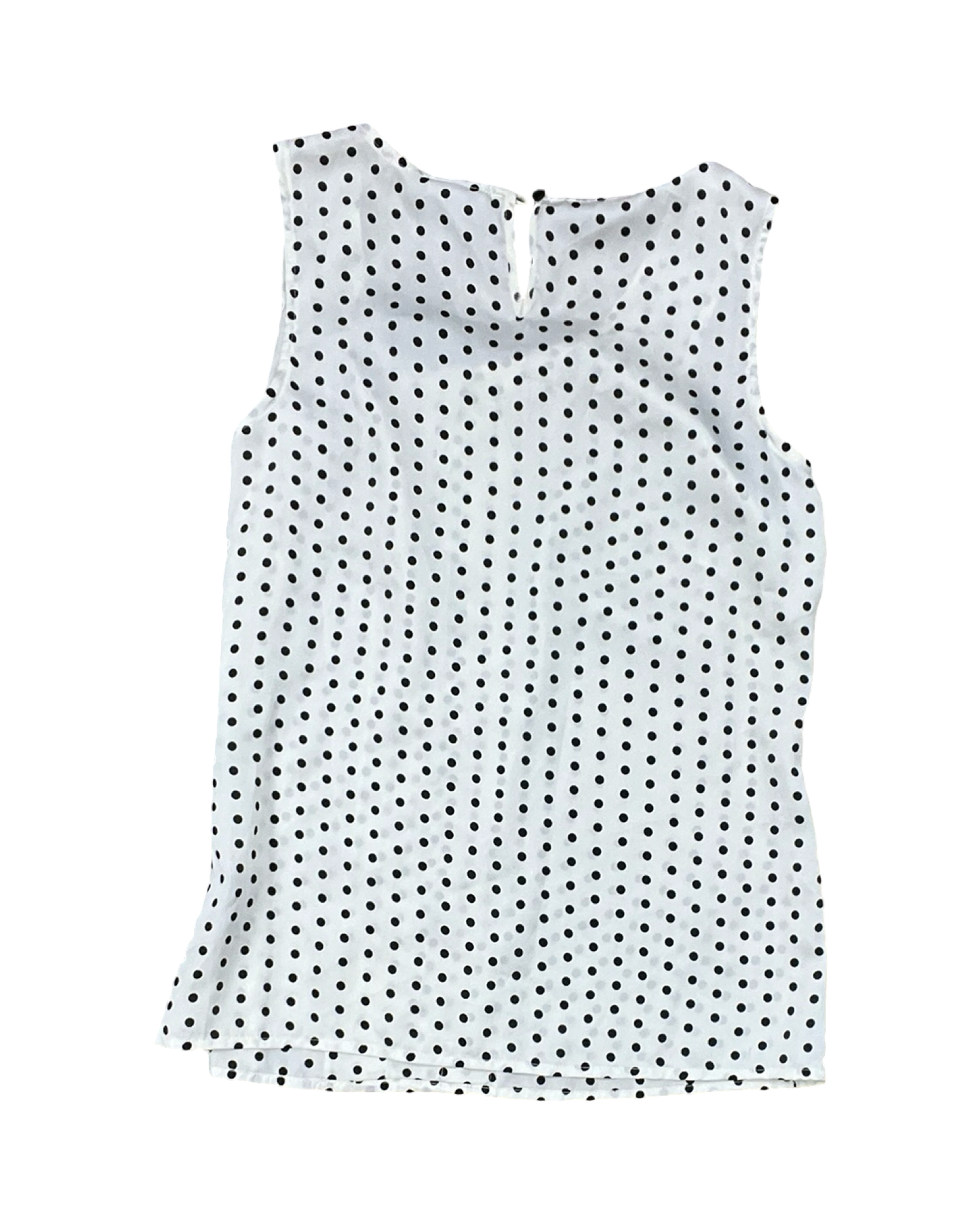 Top Sleeveless By Worthington In Polkadot Pattern, Size:S