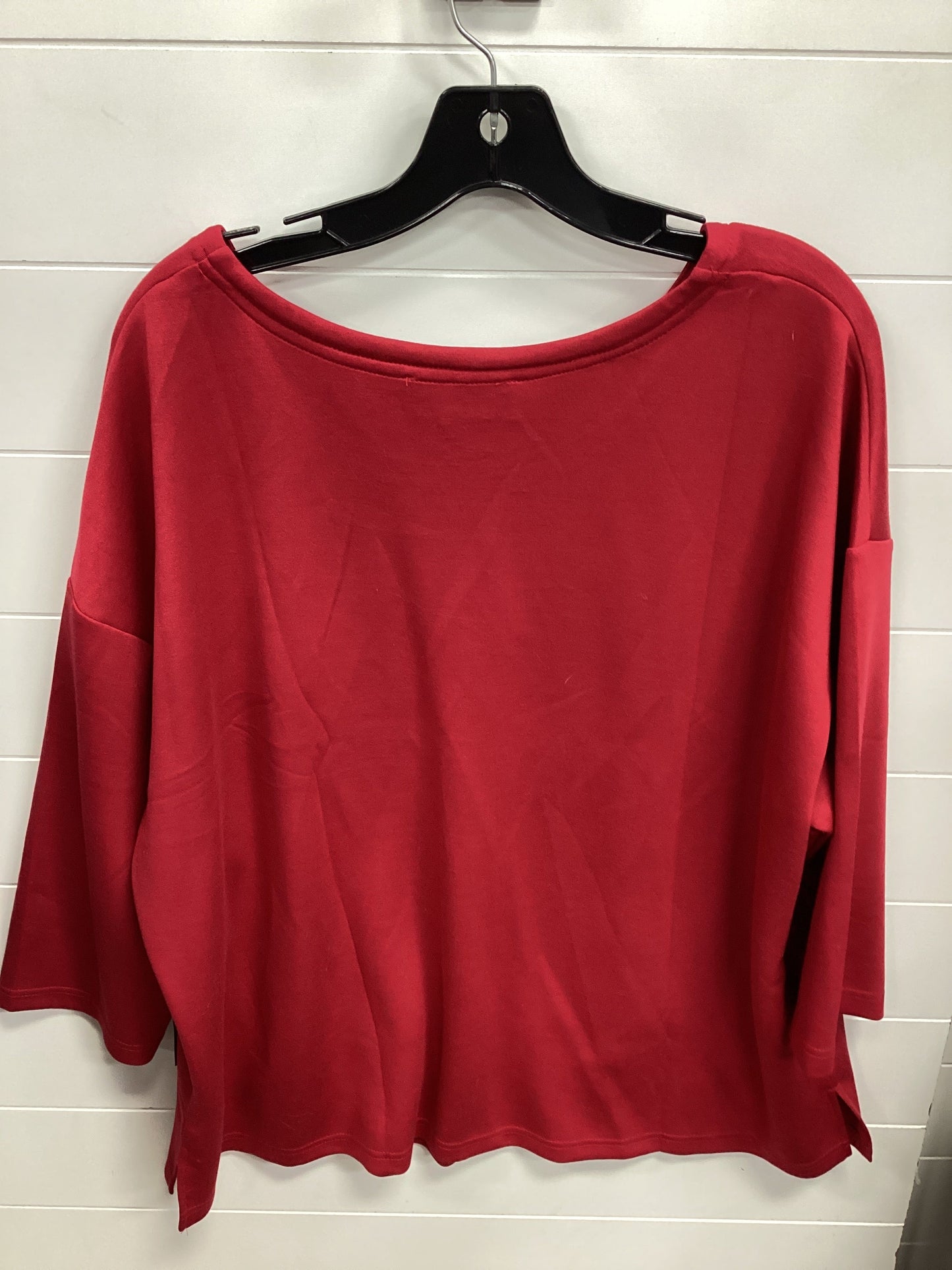 Top Ls By Jones And Co In Red, Size:1X