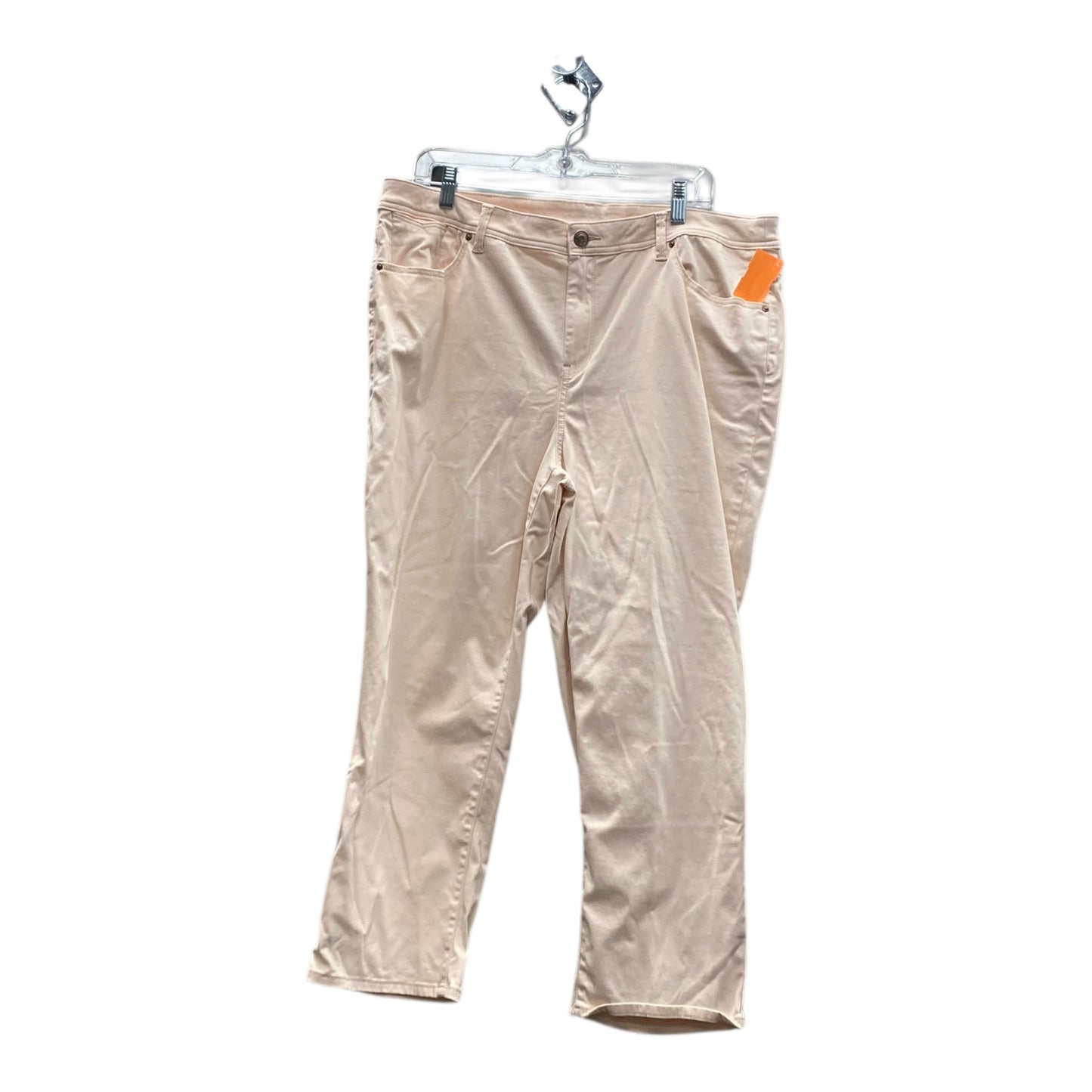 Pants Cropped By Chicos In Peach, Size:16