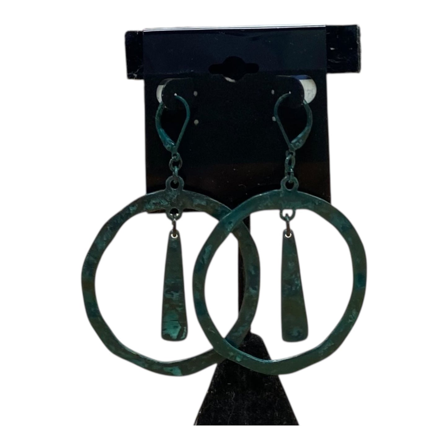 Earrings Hoop In Green