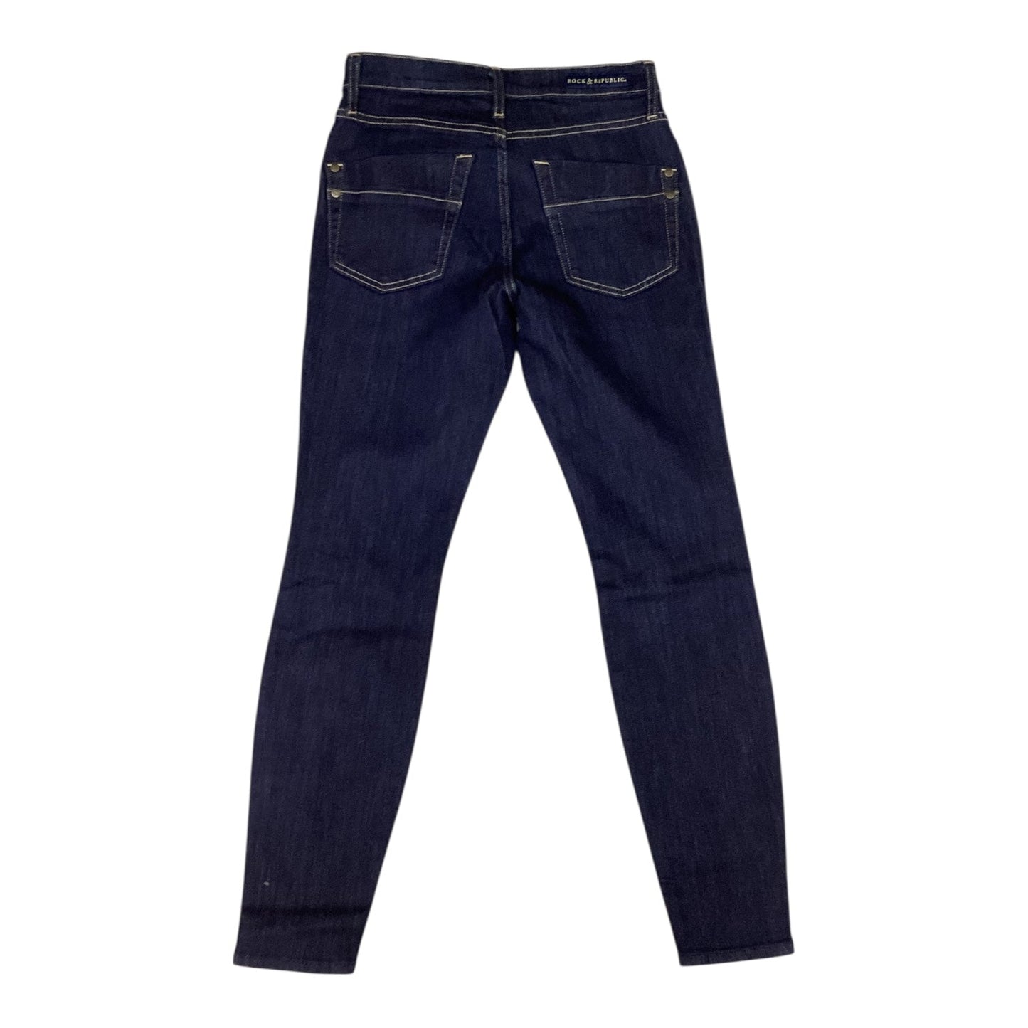Jeans Skinny By Rock And Republic In Blue, Size:6