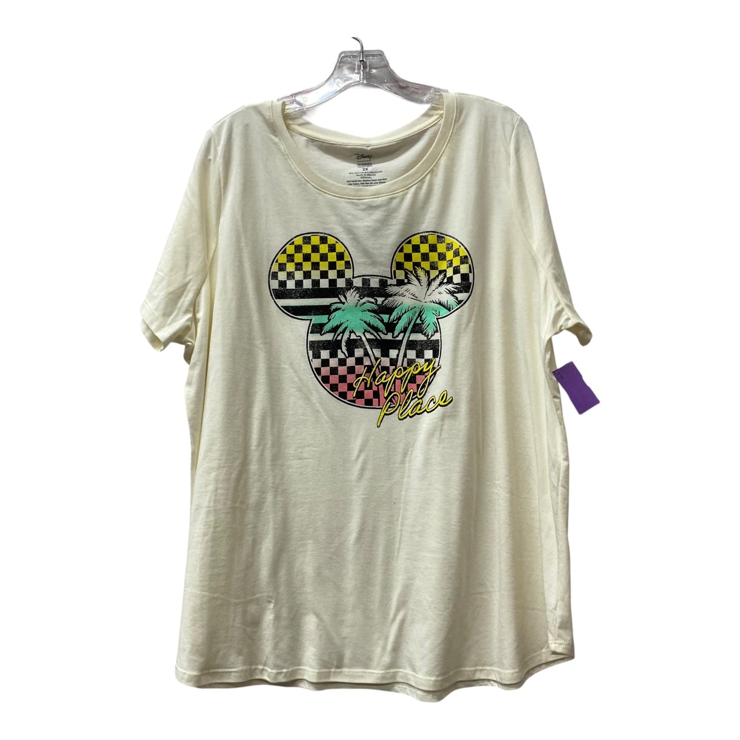 Top Ss By Disney Store In Ivory, Size:2X