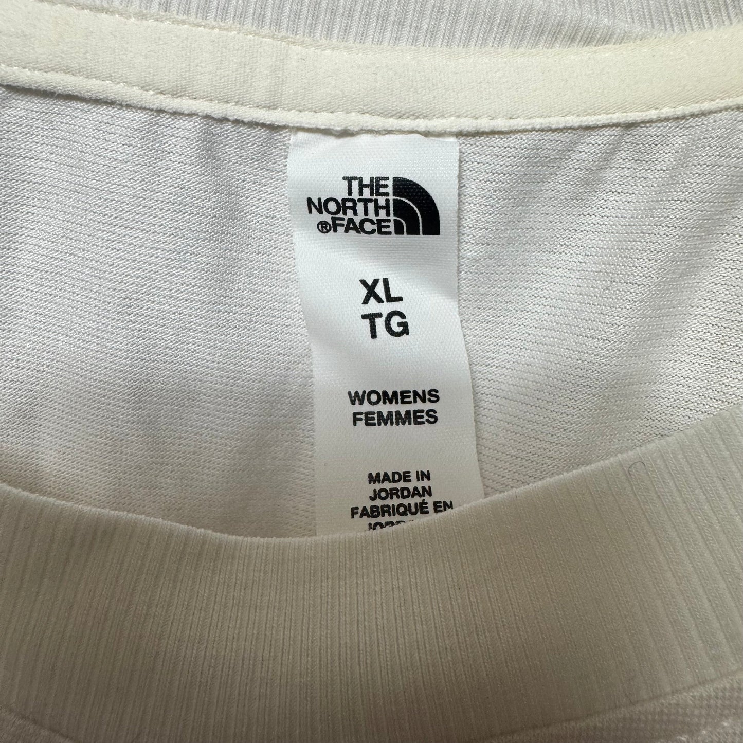 Athletic Top Sleeveless By The North Face In White, Size: Xl
