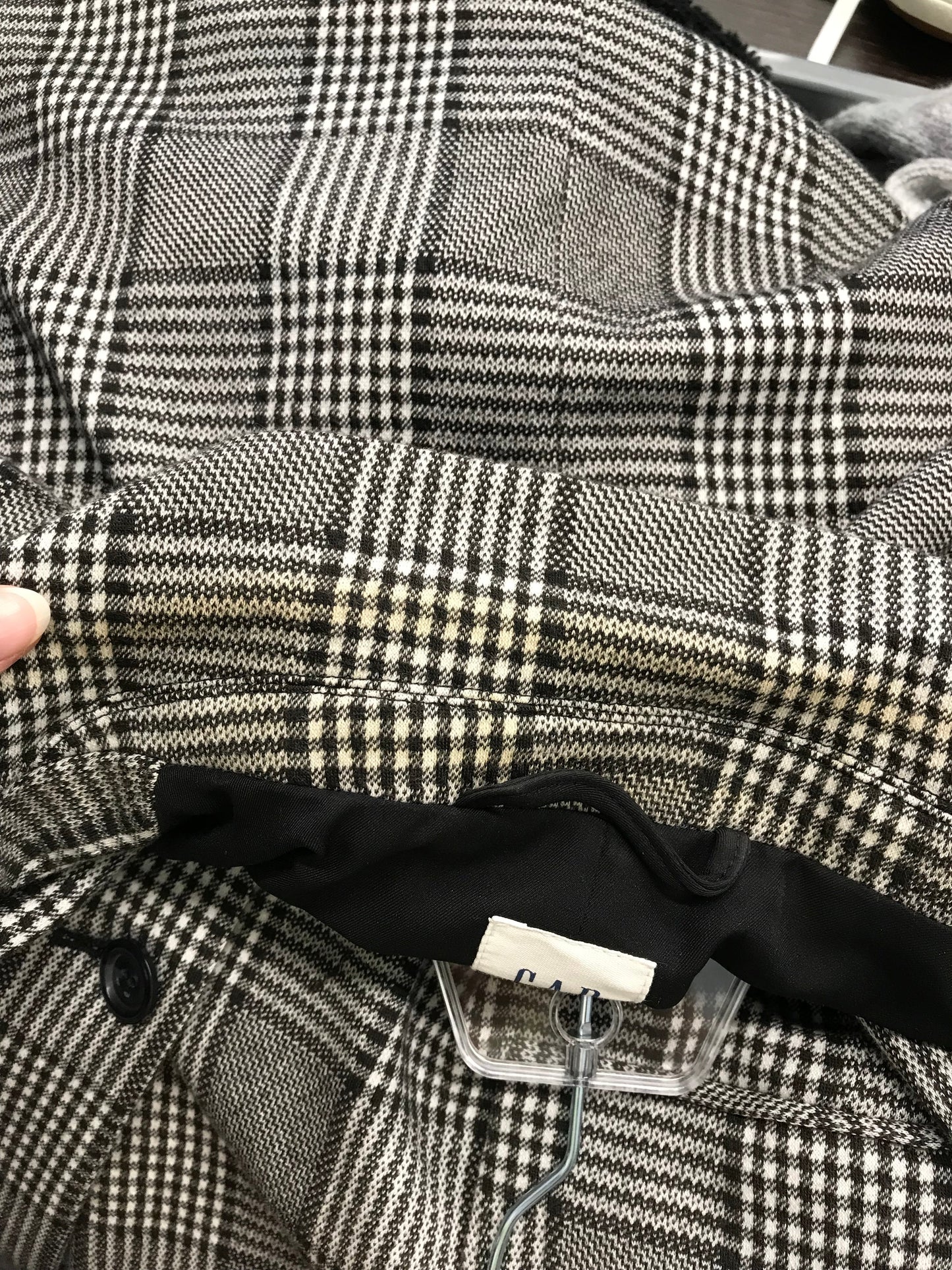 Blazer By Gap In Plaid Pattern, Size:1X