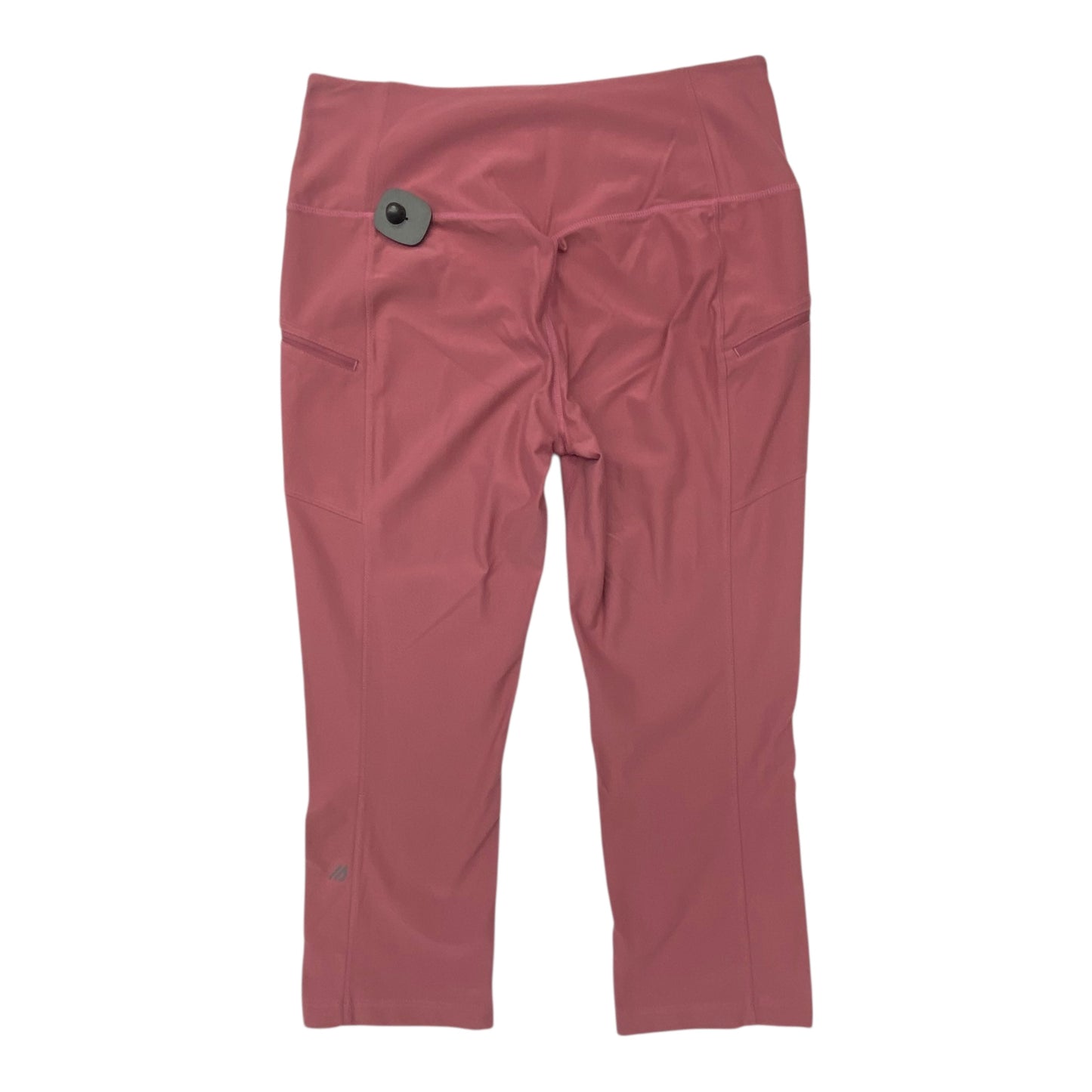 Athletic Capris By Eddie Bauer In Mauve, Size:L