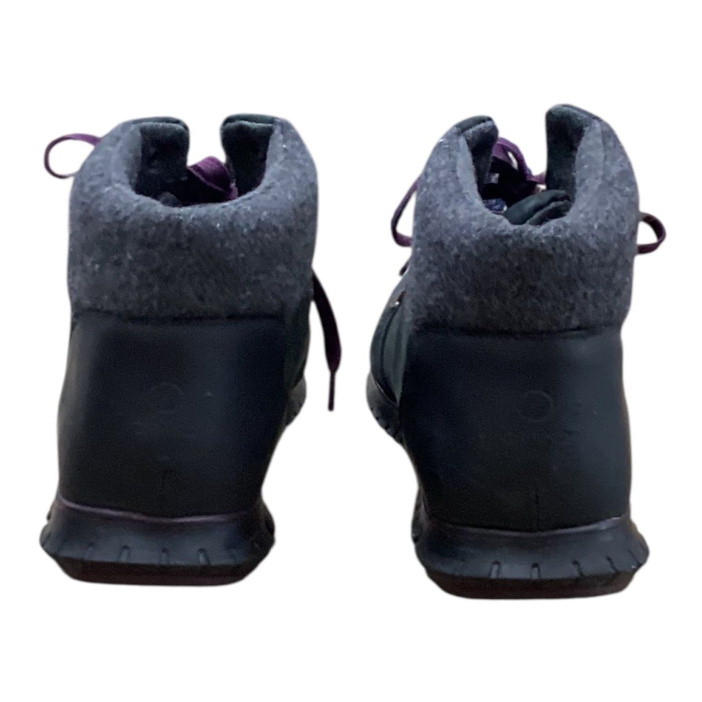 Boots Hiking By Cole-Haan In Black & Purple, Size:8.5
