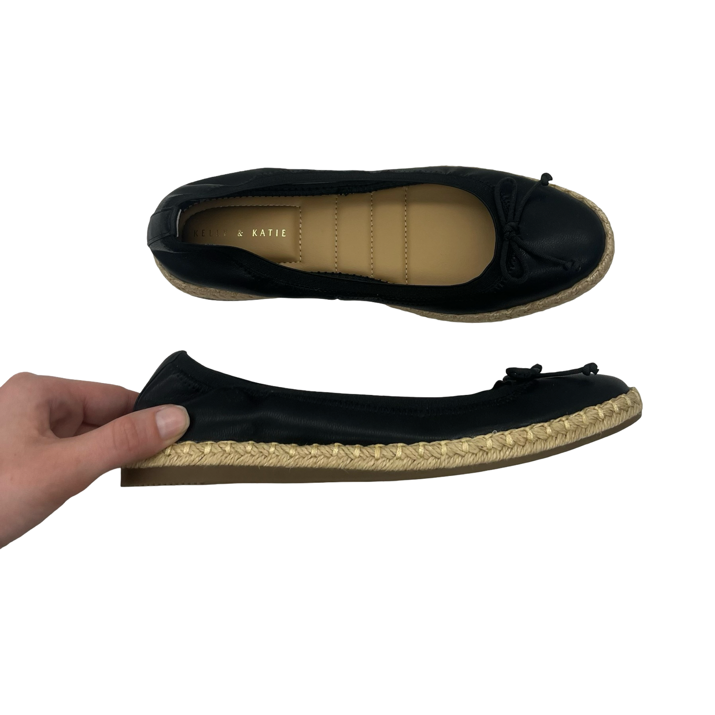 Shoes Flats By Kelly And Katie In Black, Size:6.5
