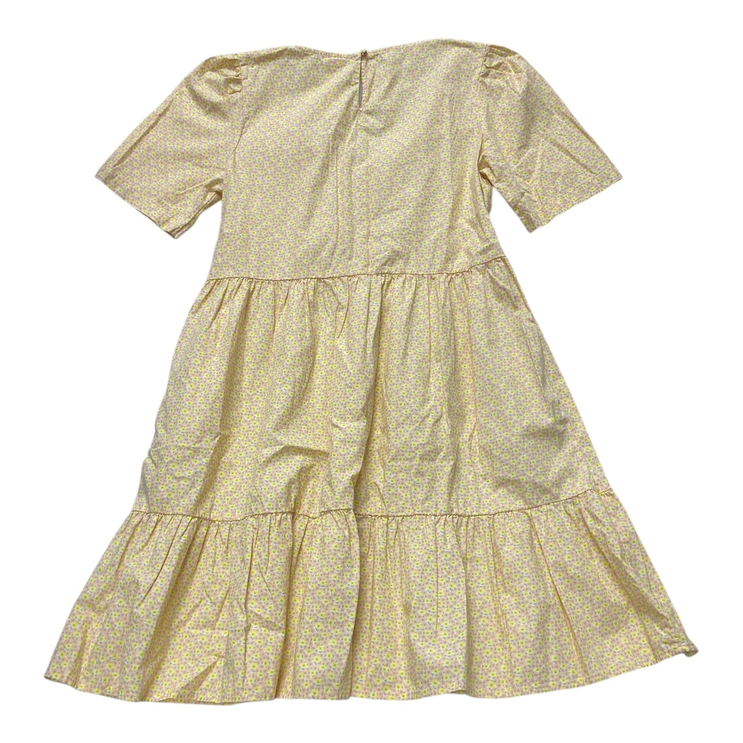 Dress Casual Midi By Levis In Orange & Yellow, Size:M