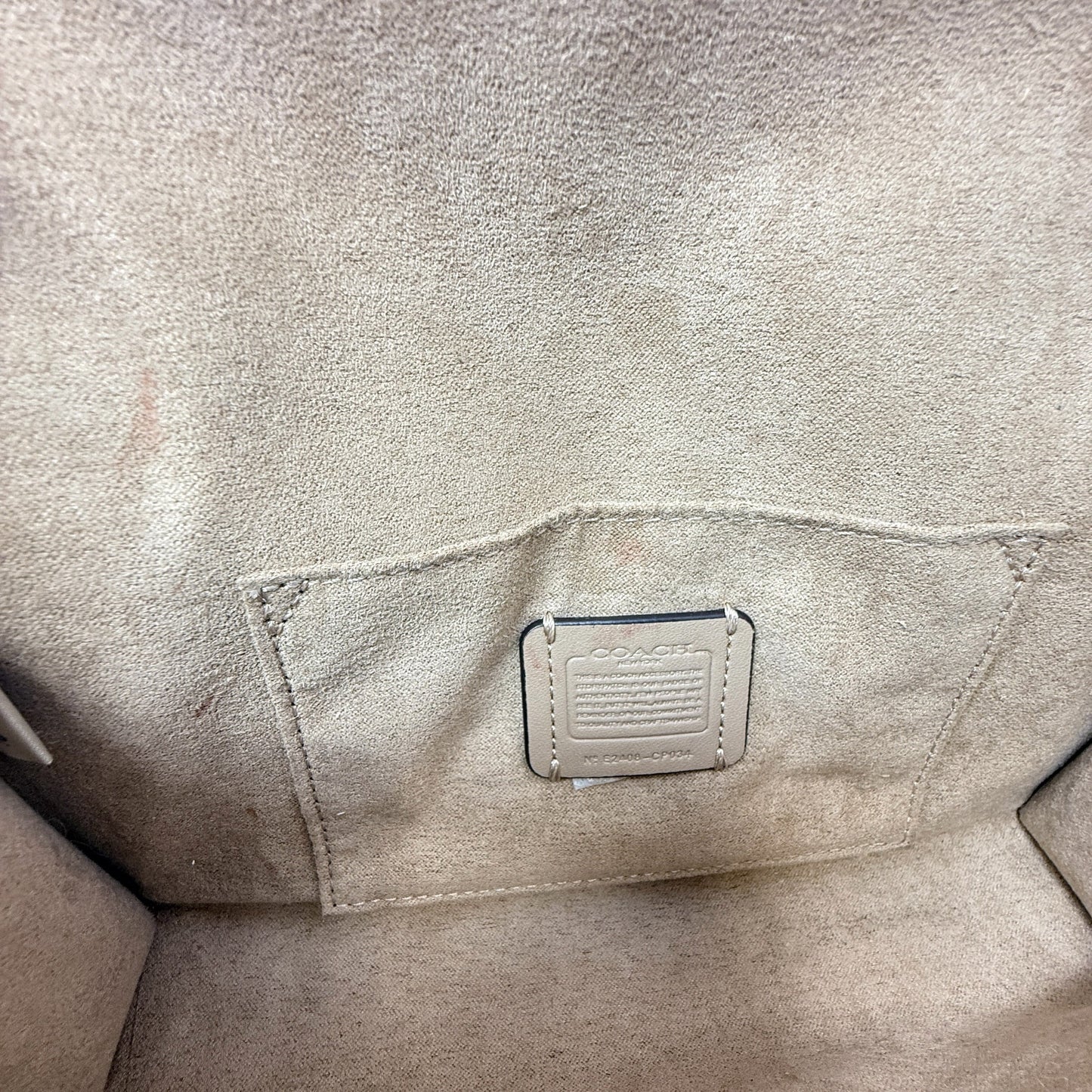 Flap Crossbody Designer By Coach, Size: Small