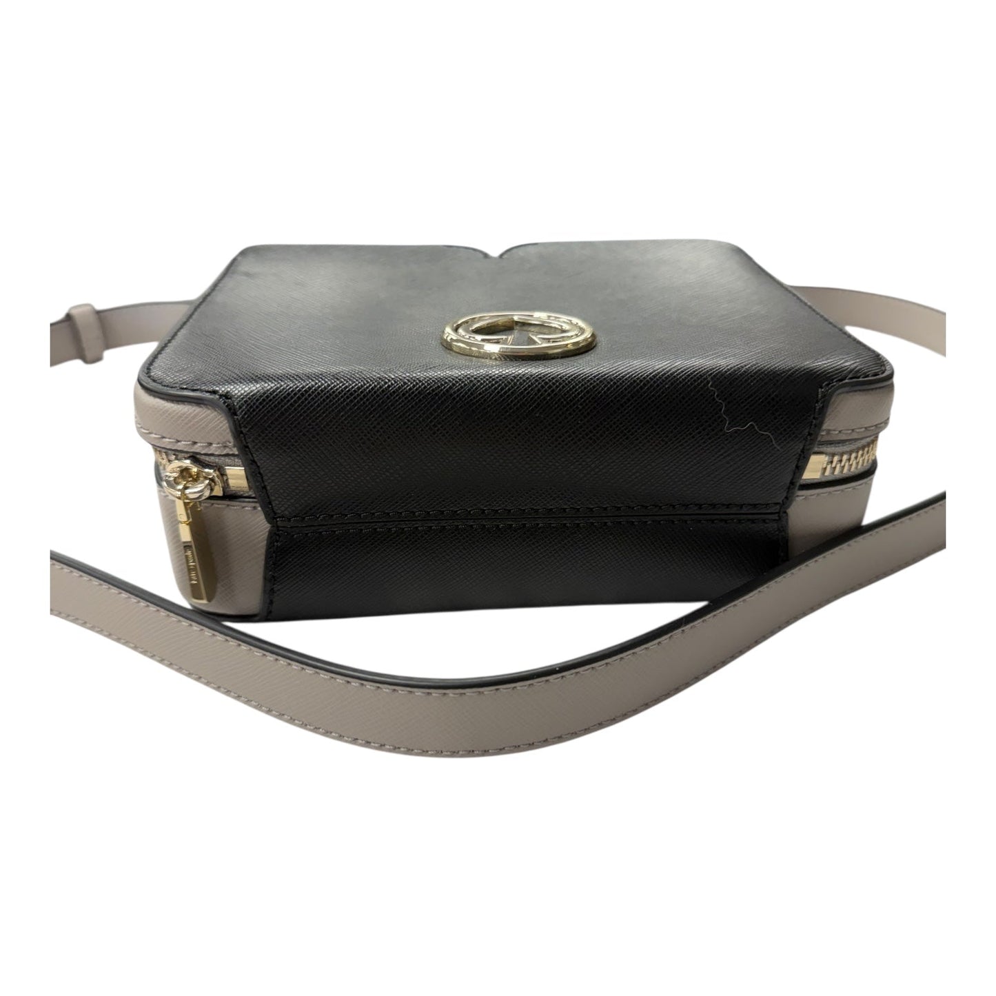 Crossbody Designer By Kate Spade In Black & Grey, Size:Small