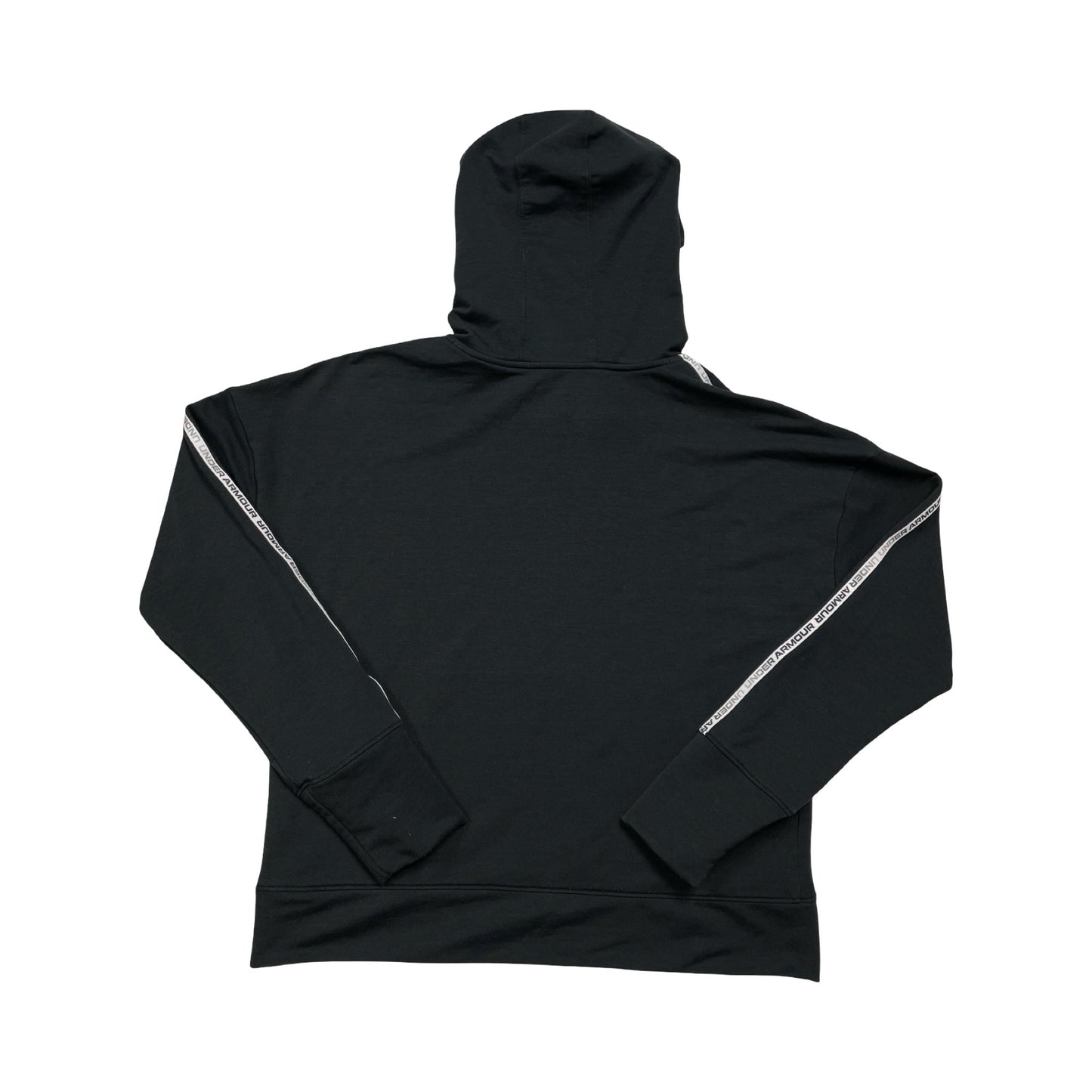 Athletic Sweatshirt Hoodie By Under Armour In Black, Size:M