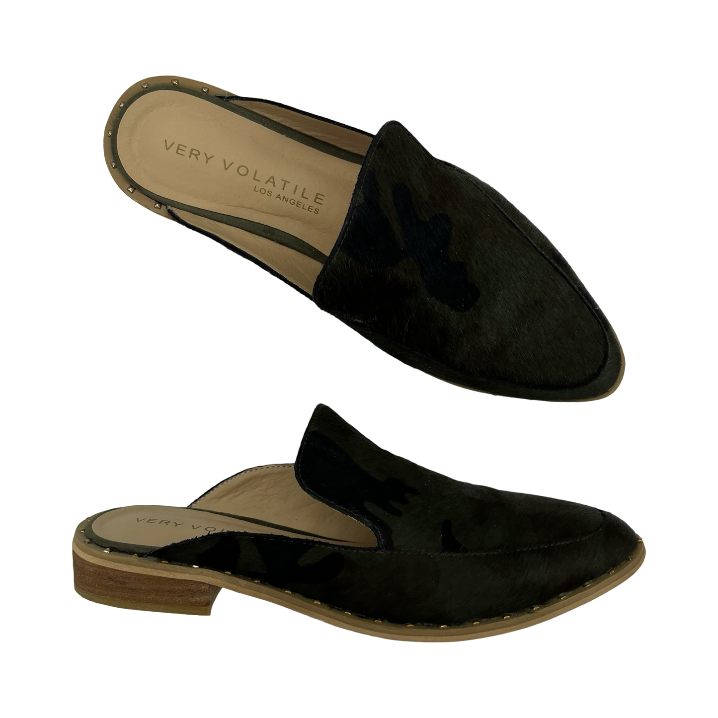 Shoes Flats By Very Volatile In Camouflage Print, Size:7