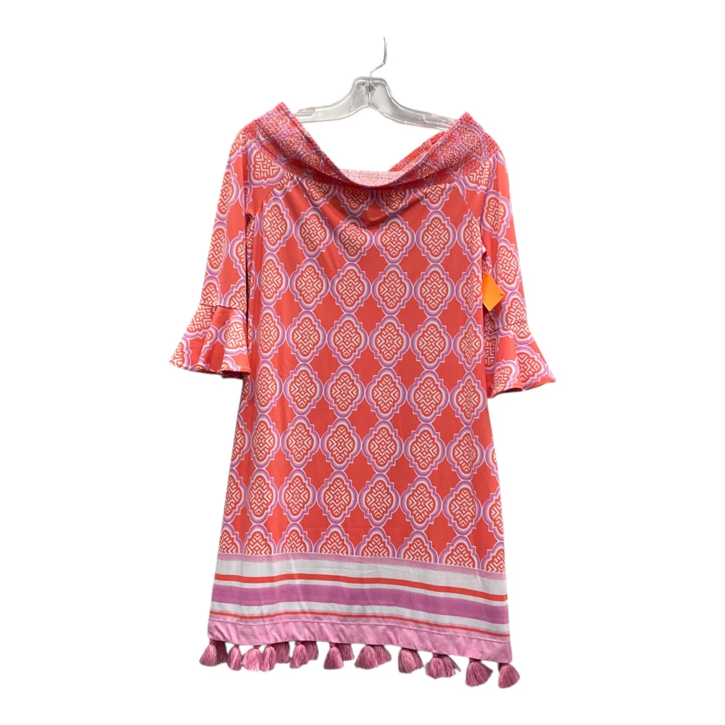 Dress Casual Short By Cabana Life In Coral, Size:S