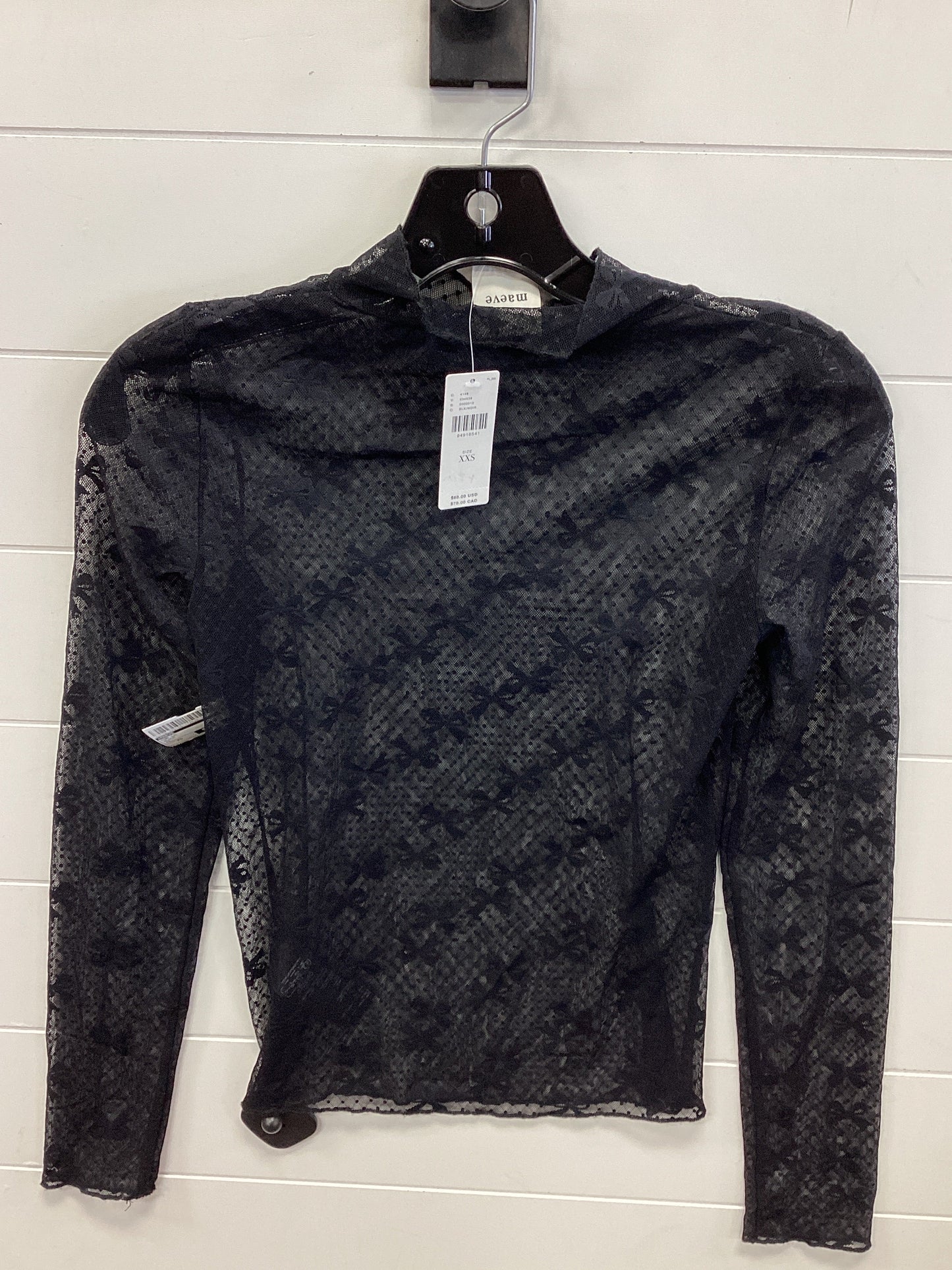 Top Ls By Maeve In Black, Size:Xs
