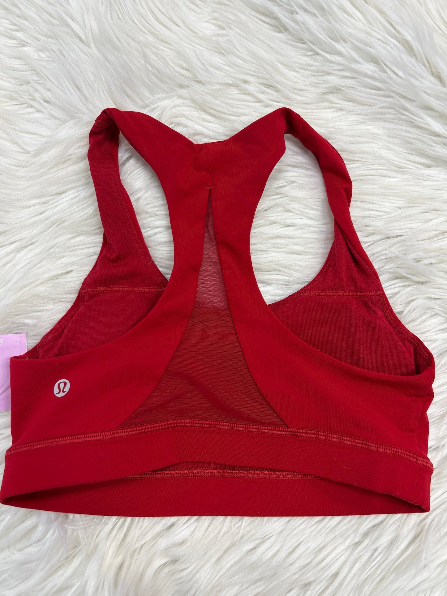 Athletic Bra By Lululemon In Red, Size:Xs