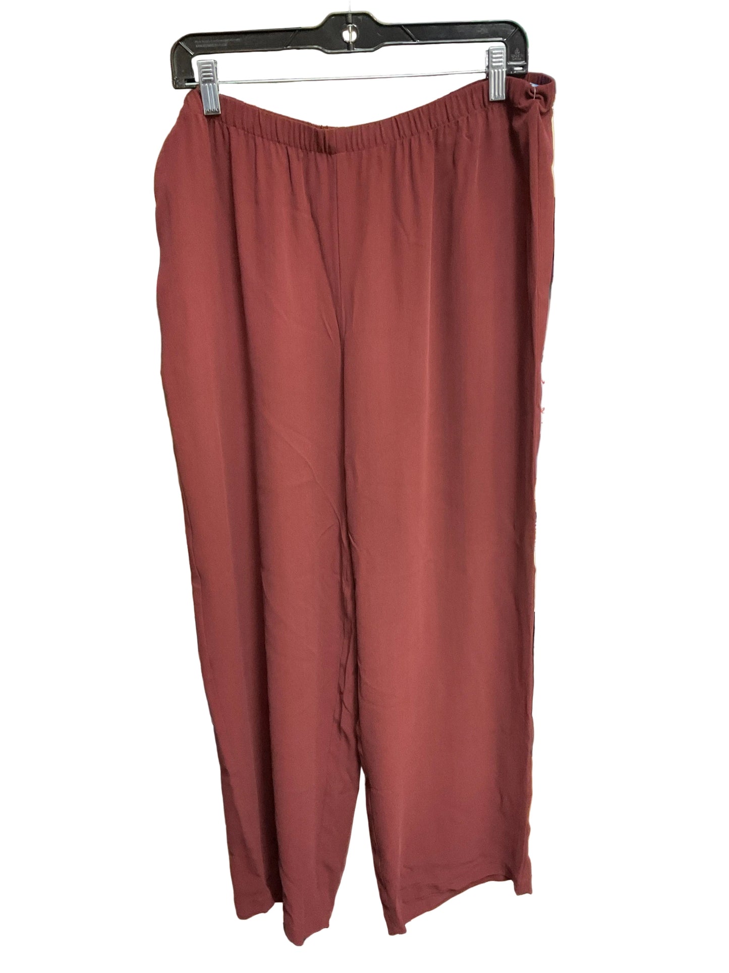 Pants Wide Leg By Eileen Fisher In Red, Size:L