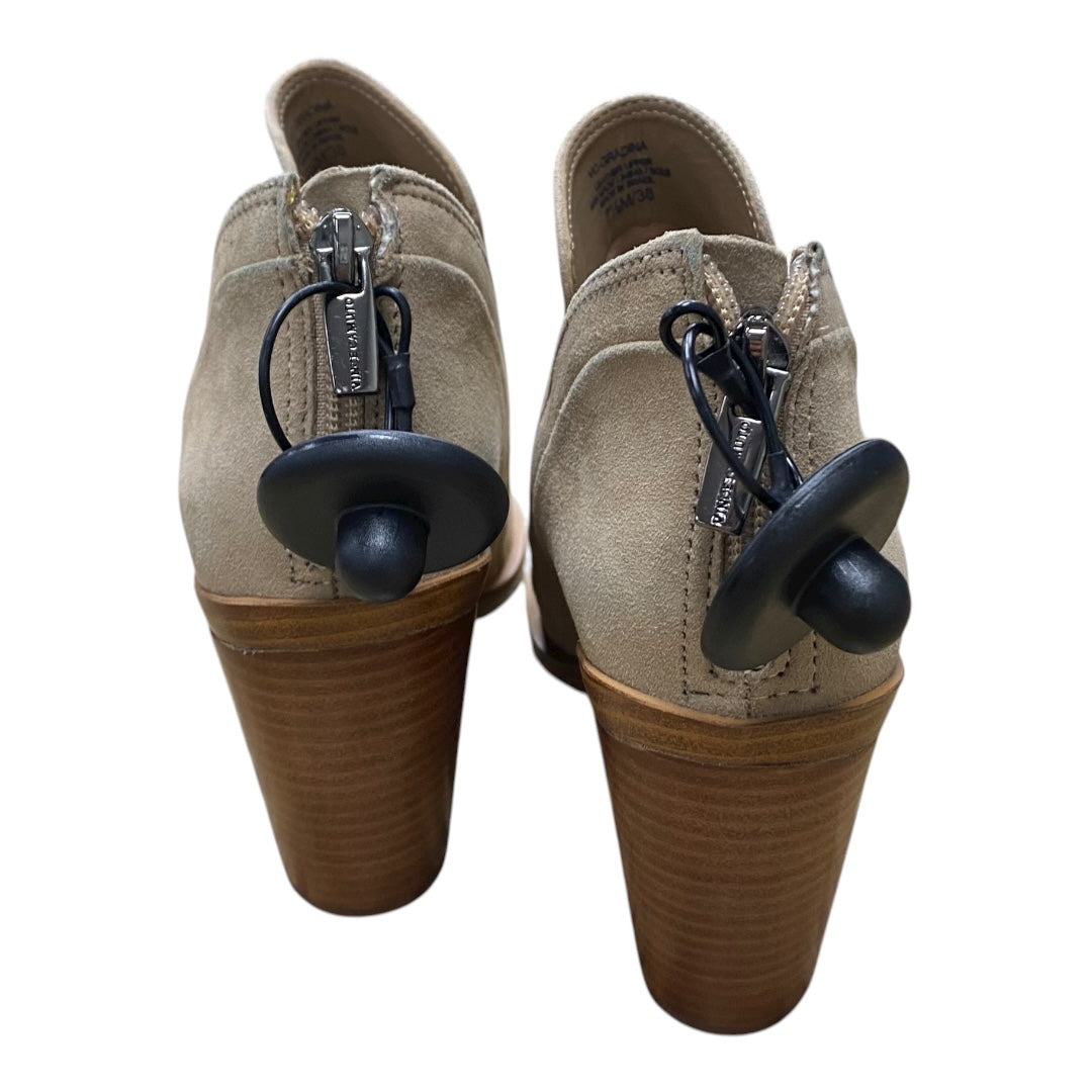 Boots Ankle Heels By Vince Camuto In Brown, Size:7.5