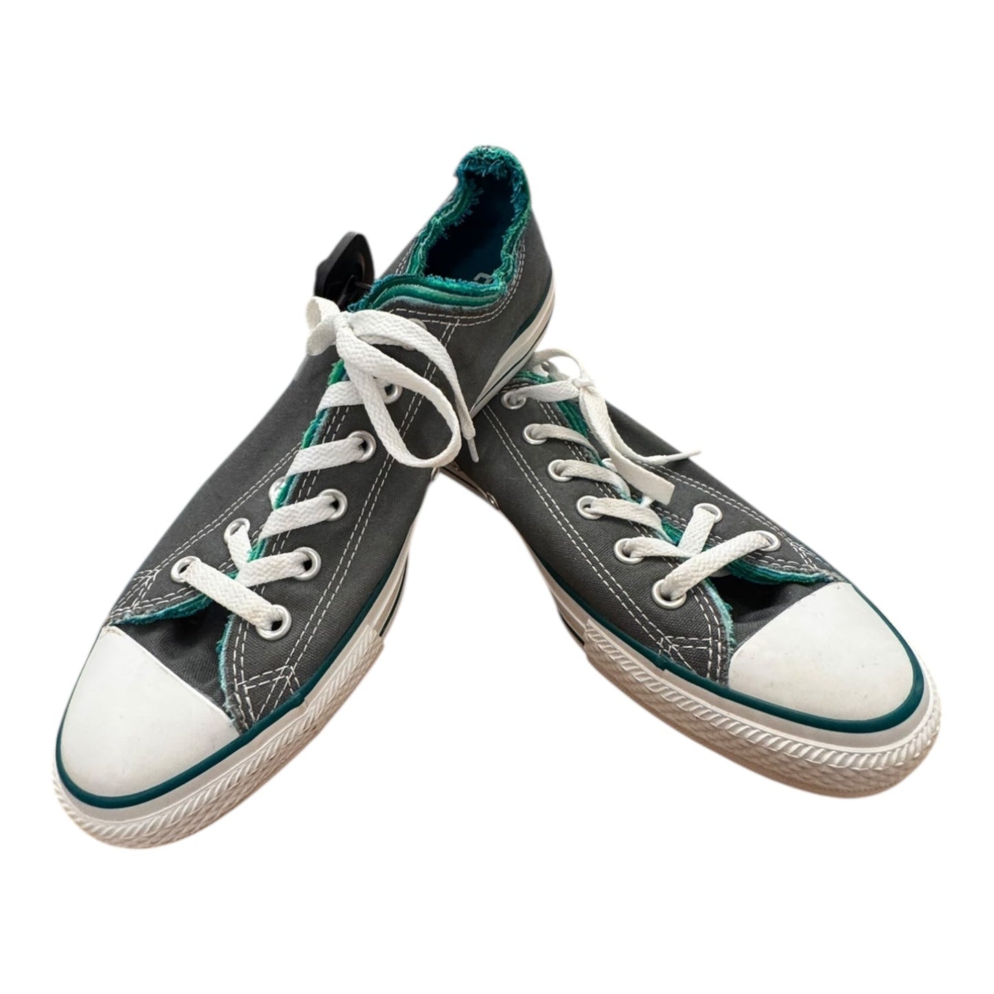 Shoes Athletic By Converse In Green & Grey, Size:10