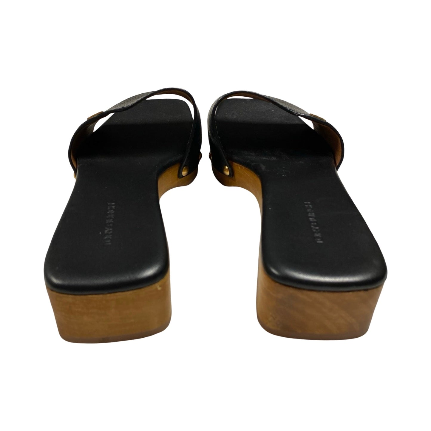 Sandals Designer By Tory Burch In Black & Brown, Size:8.5