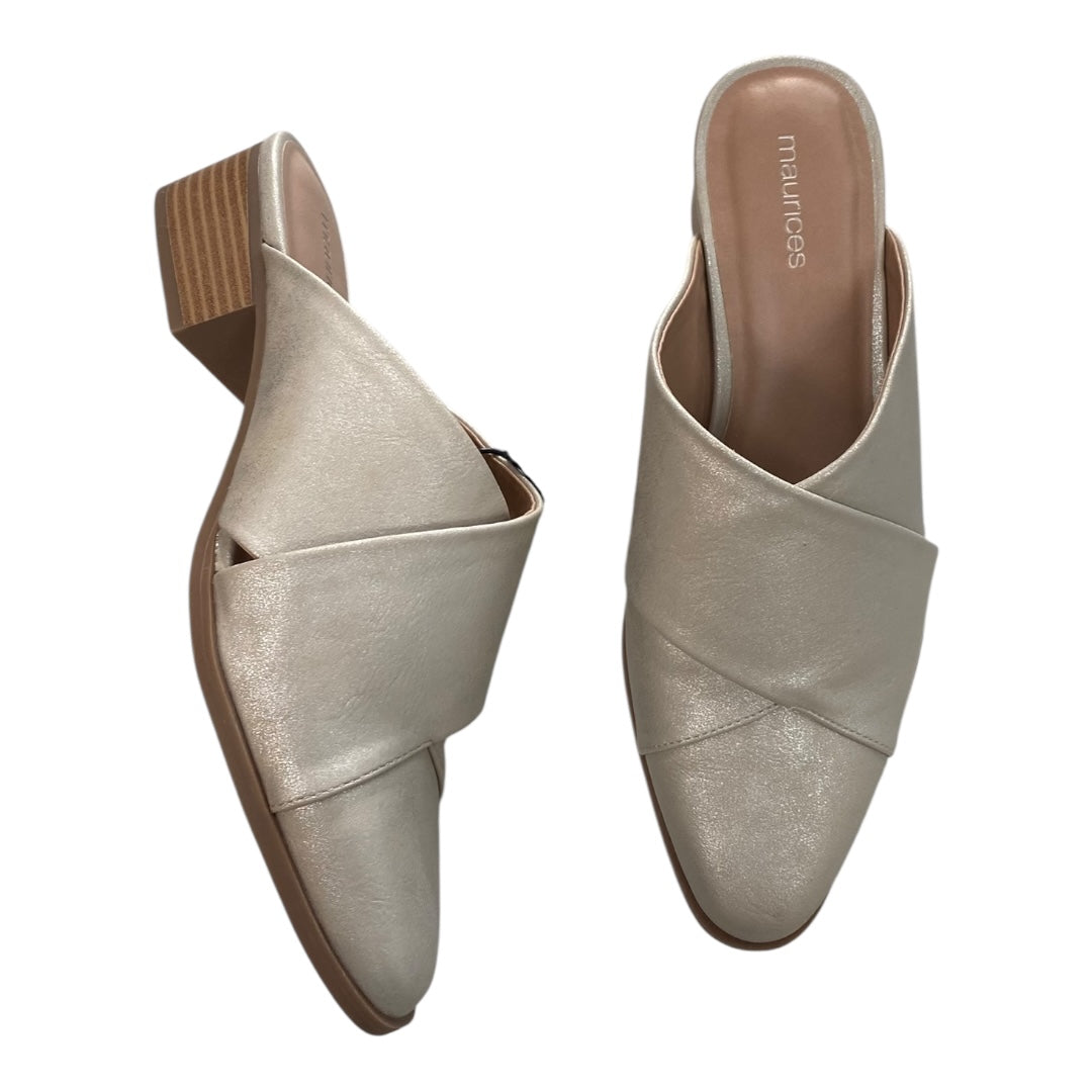 Shoes Heels Block By Maurices In Gold, - Main Image