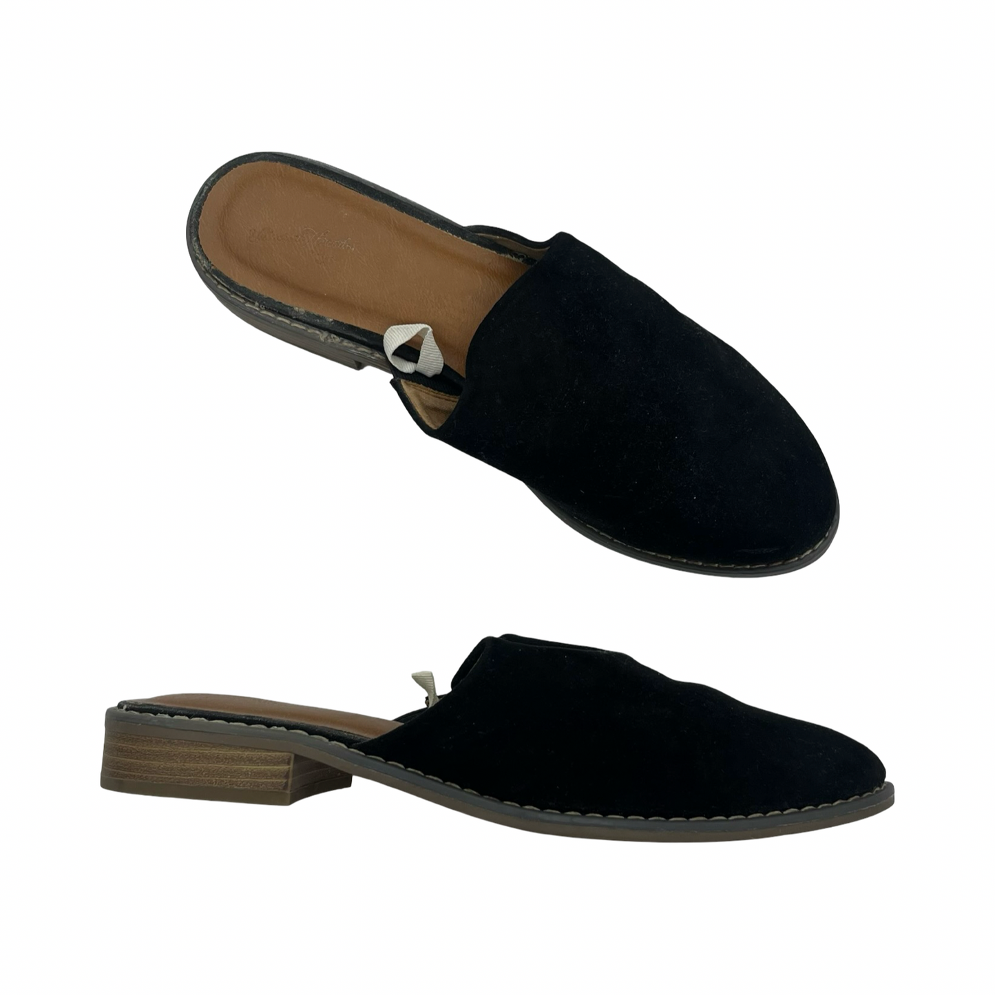 Shoes Flats By Universal Thread In Black, Size:9