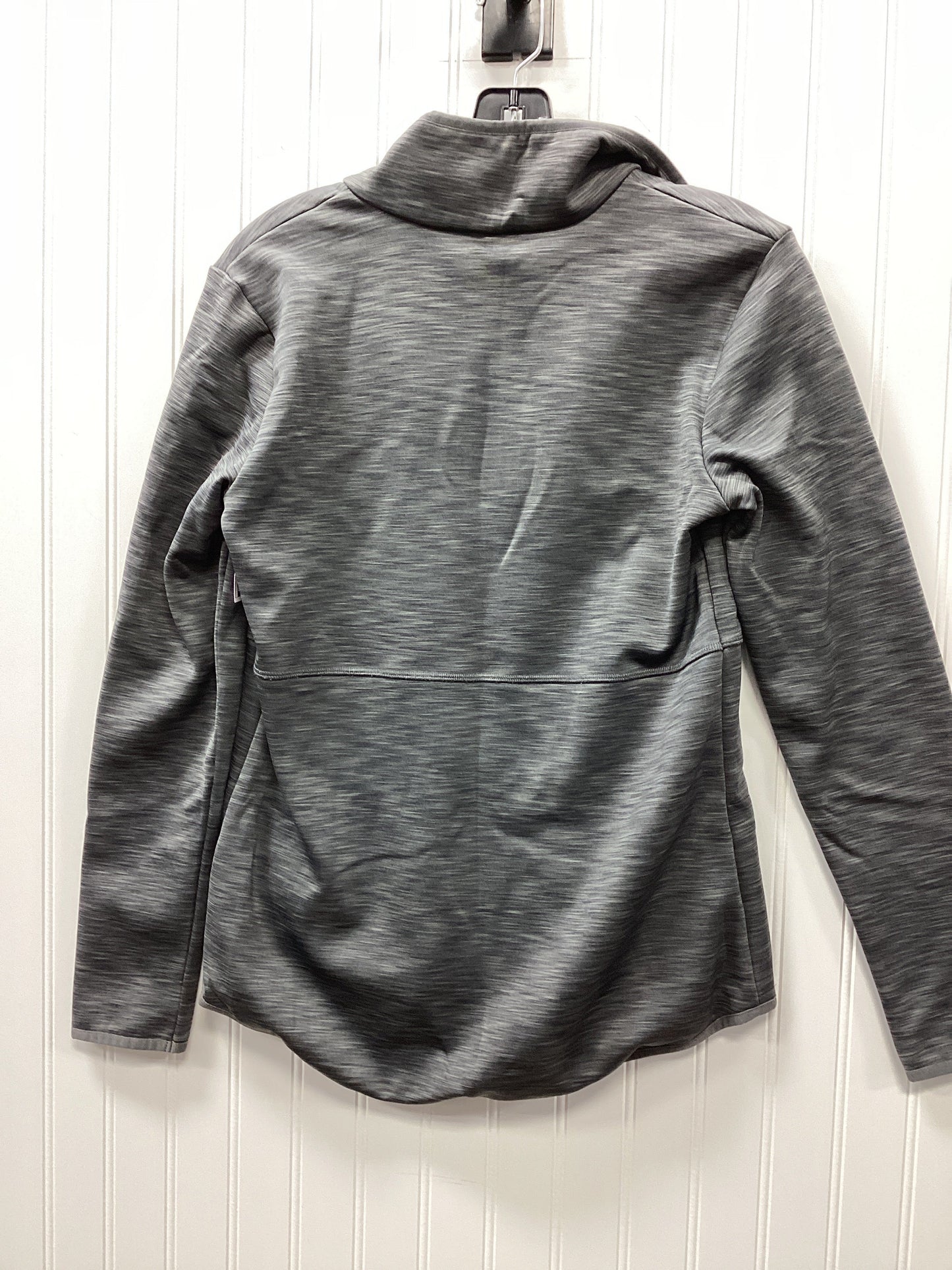 Athletic Jacket By Talbots In Grey, Size:Xs