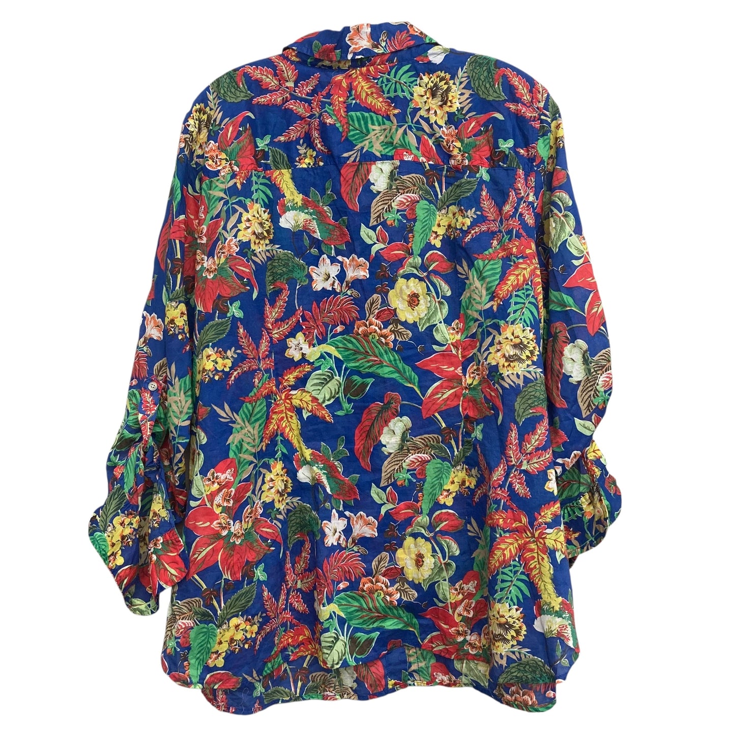 Top Ls By Talbots In Floral Print, Size:2X