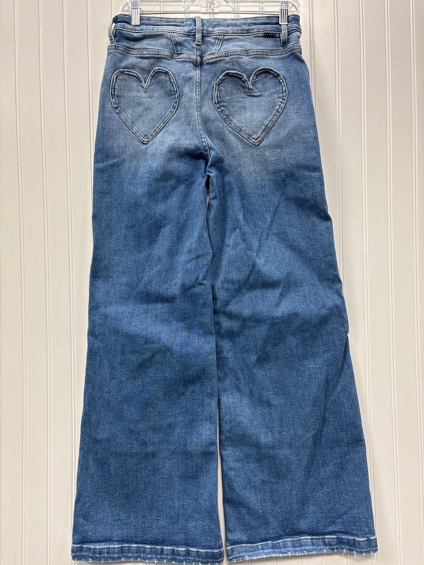 Jeans Wide Leg By Risen In Blue Denim, Size:6