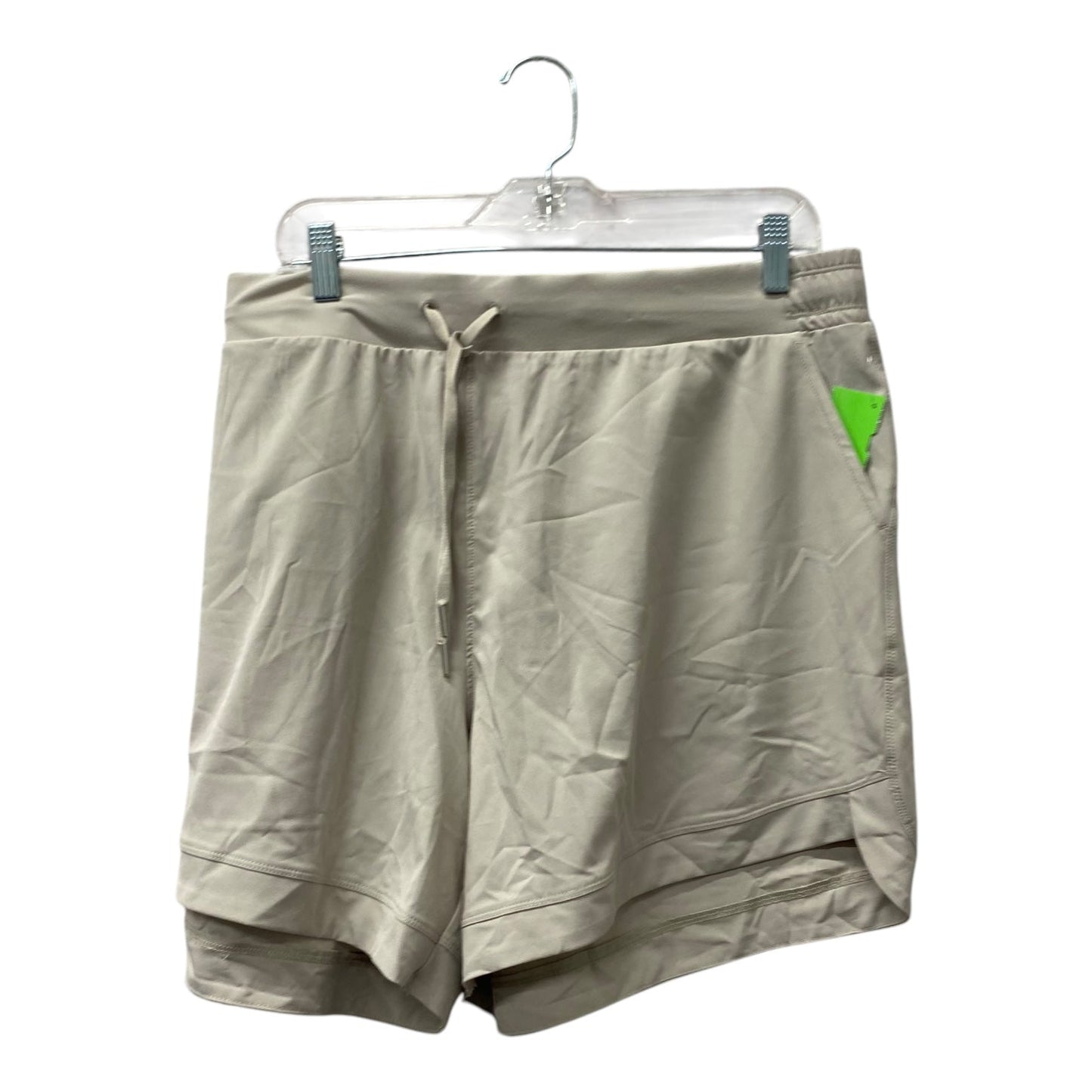 Athletic Shorts By Berkeley Jensen In Cream, Size:1X