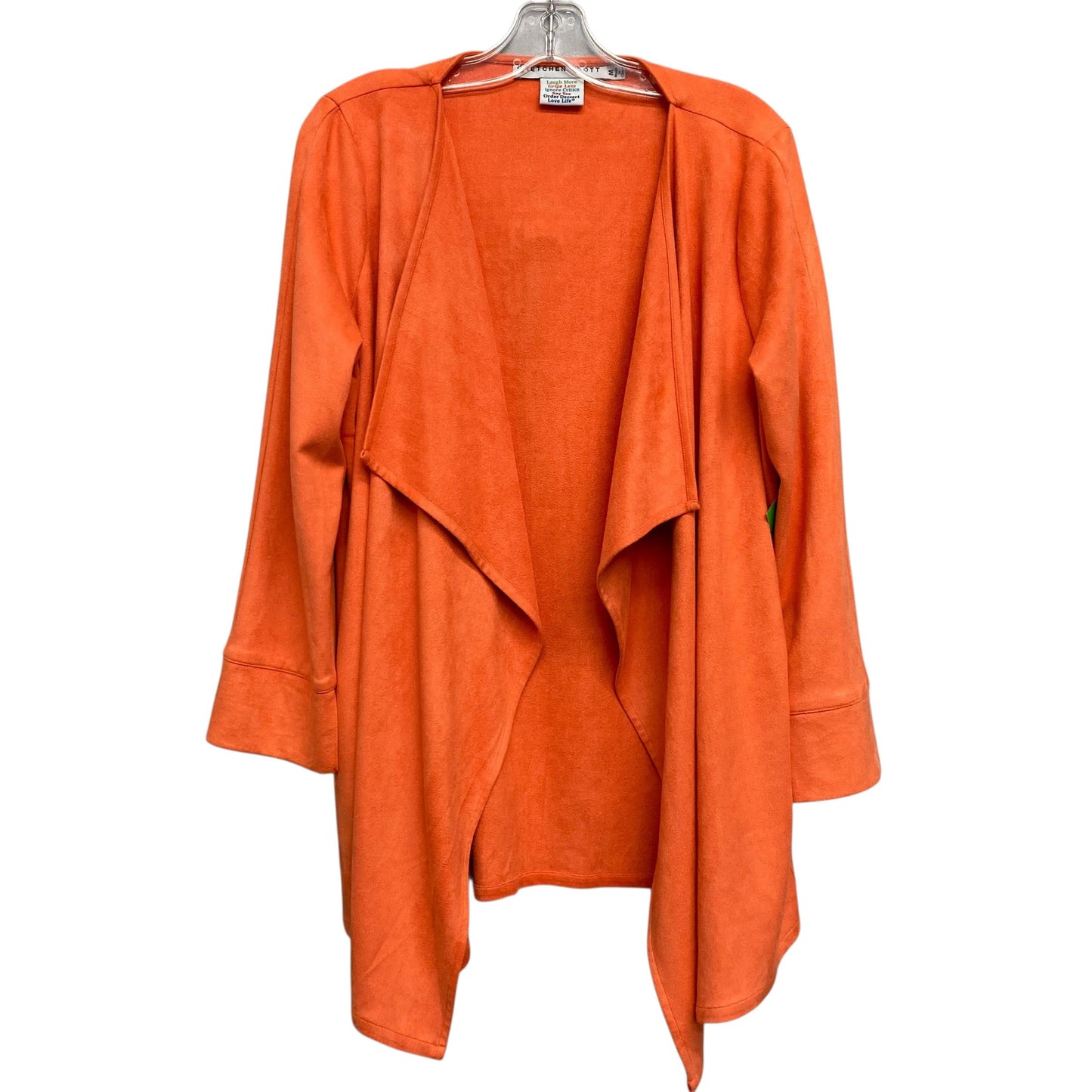 Cardigan By Gretchen Scott In Orange, Size:M