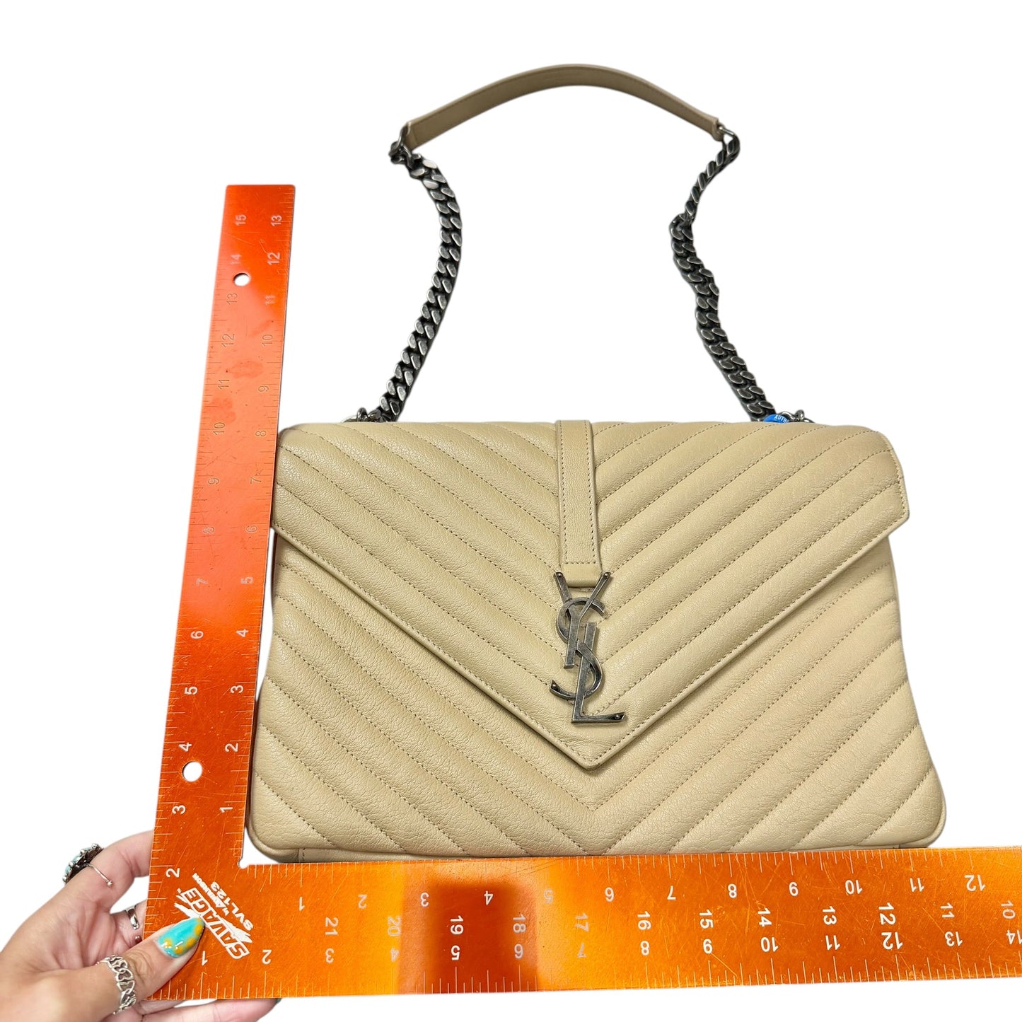 Handbag Luxury Designer By Yves Saint Laurent, Size: Large