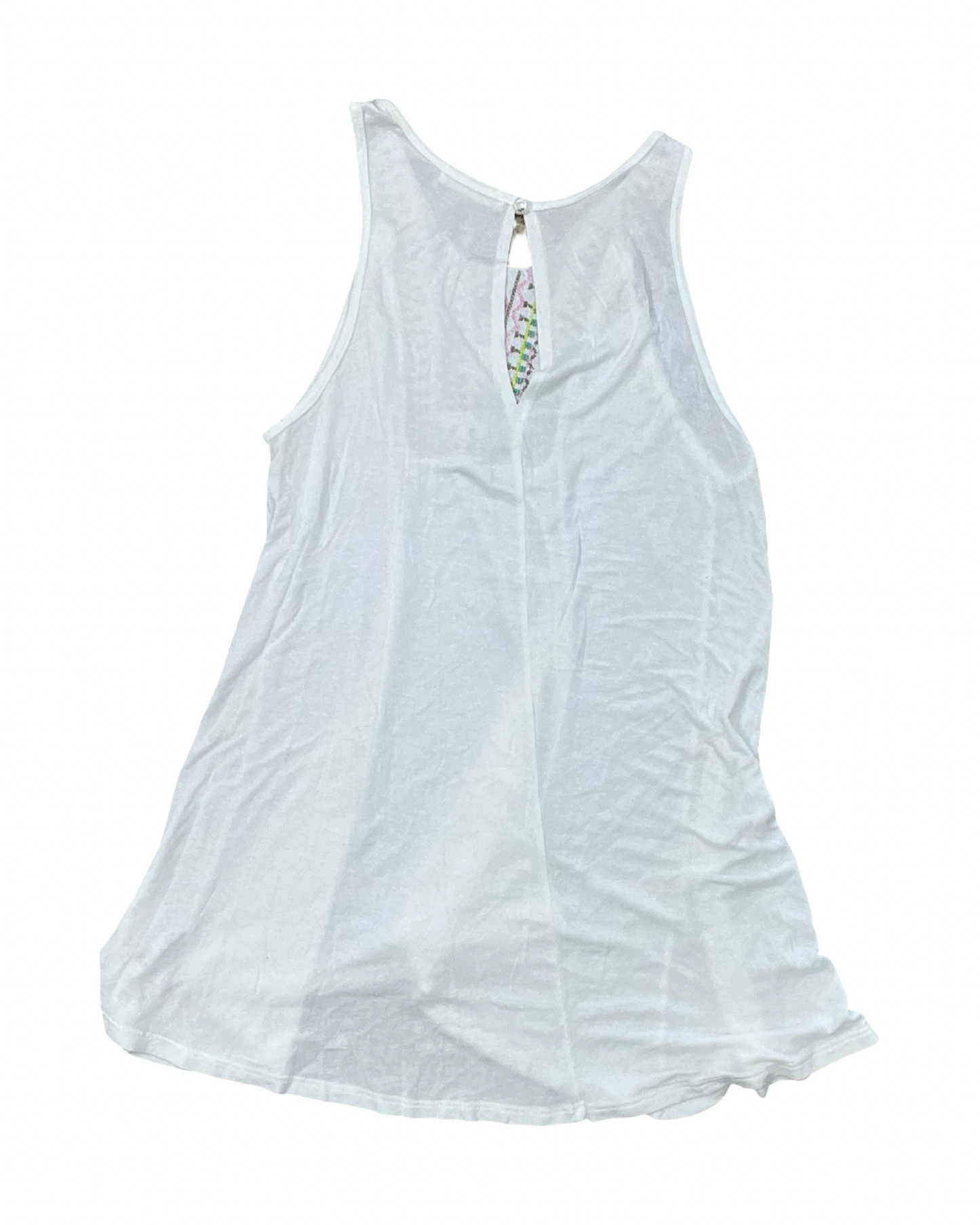 Top Sleeveless By Ginger G In White, Size:S
