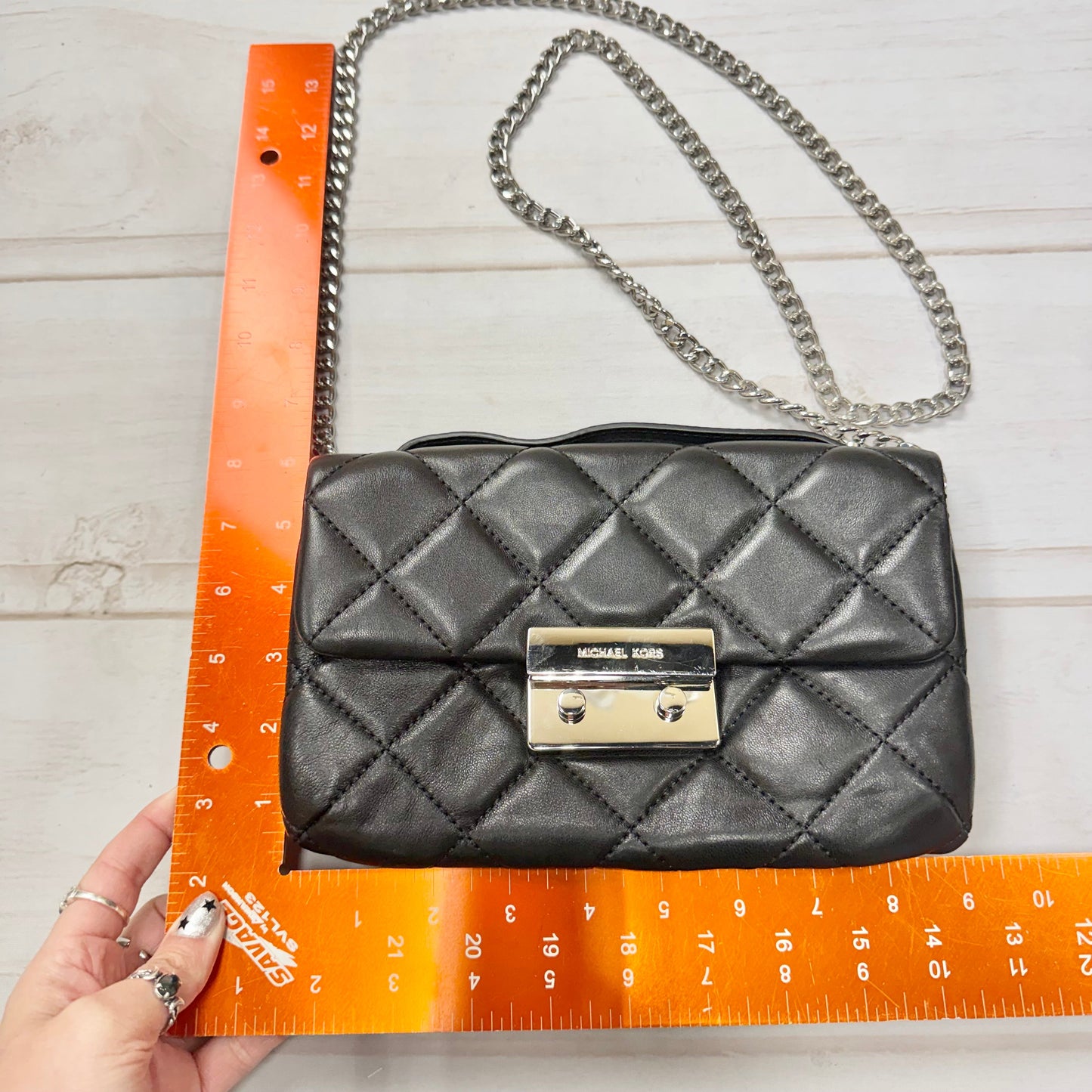 Crossbody Designer By Michael Kors, Size: Medium