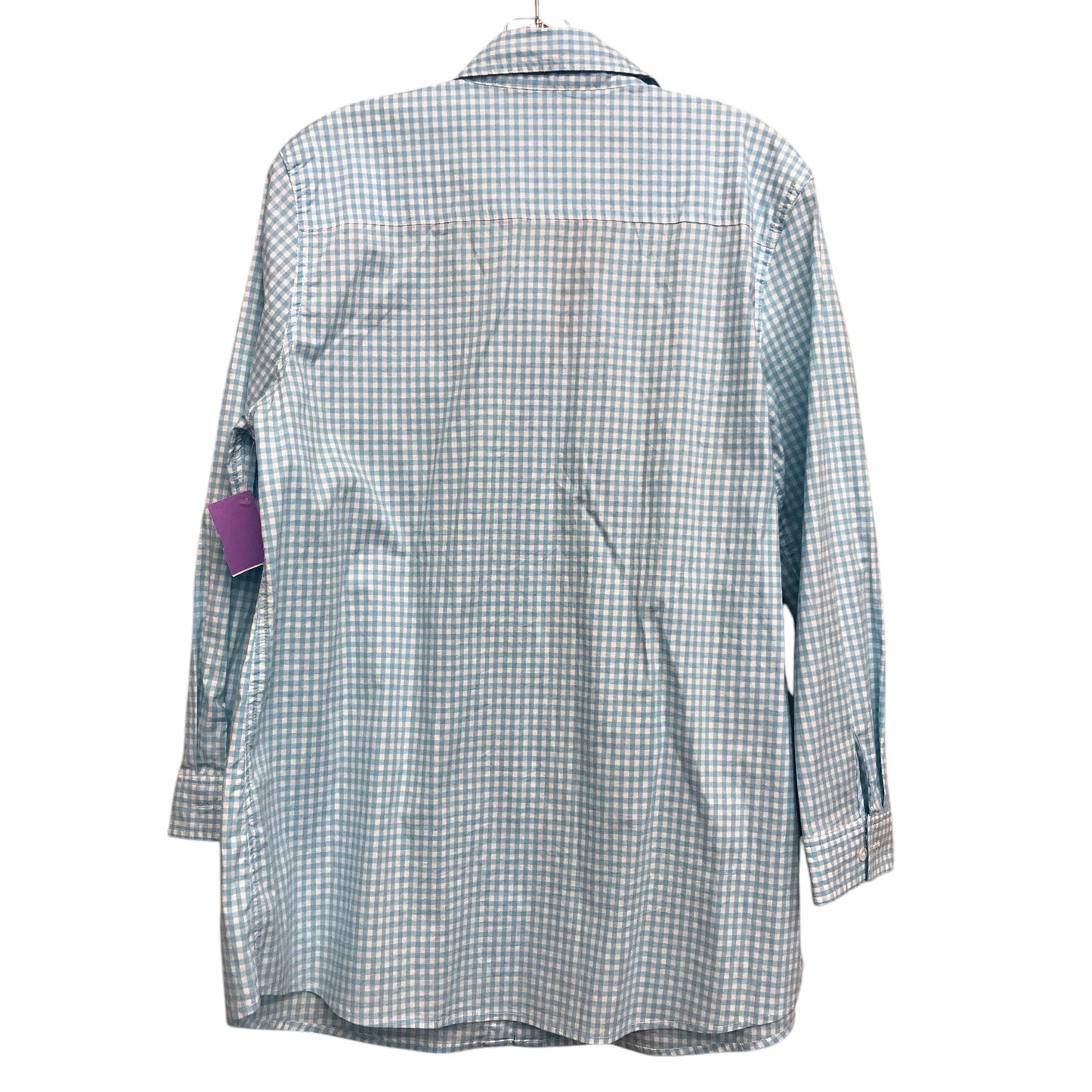 Top Ls By J Mclaughlin In Blue & White, Size:Xl