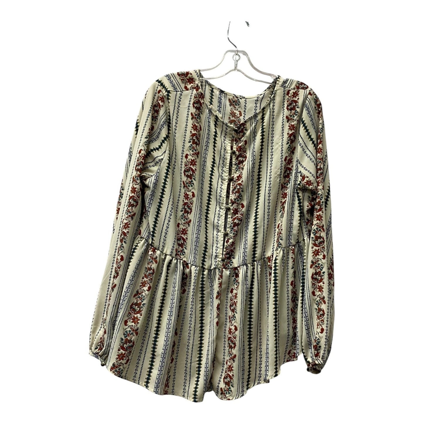Top Ls By Altard State In Cream & Green, Size:L