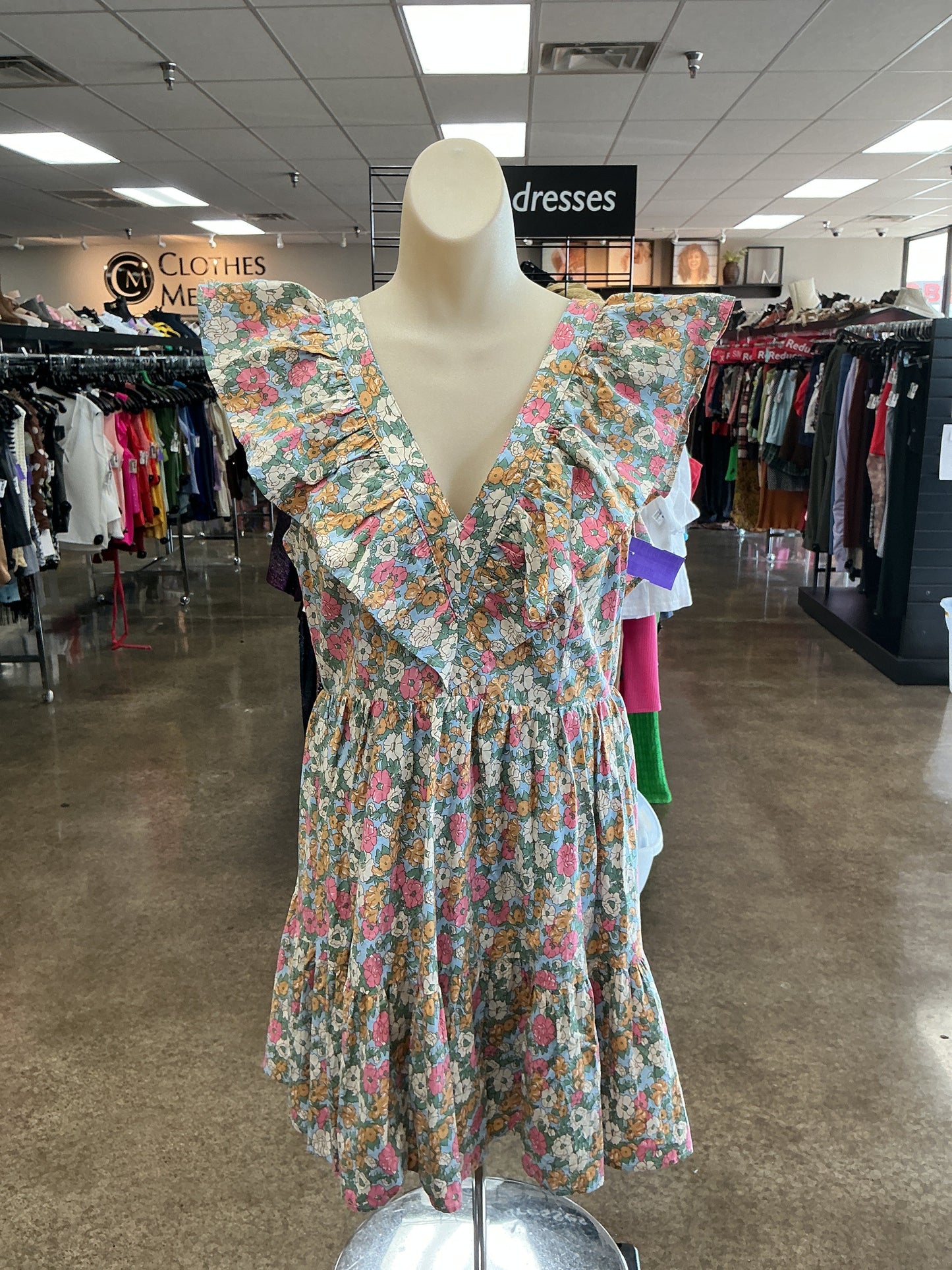 Dress Casual Short By Entro In Floral Print, Size:L