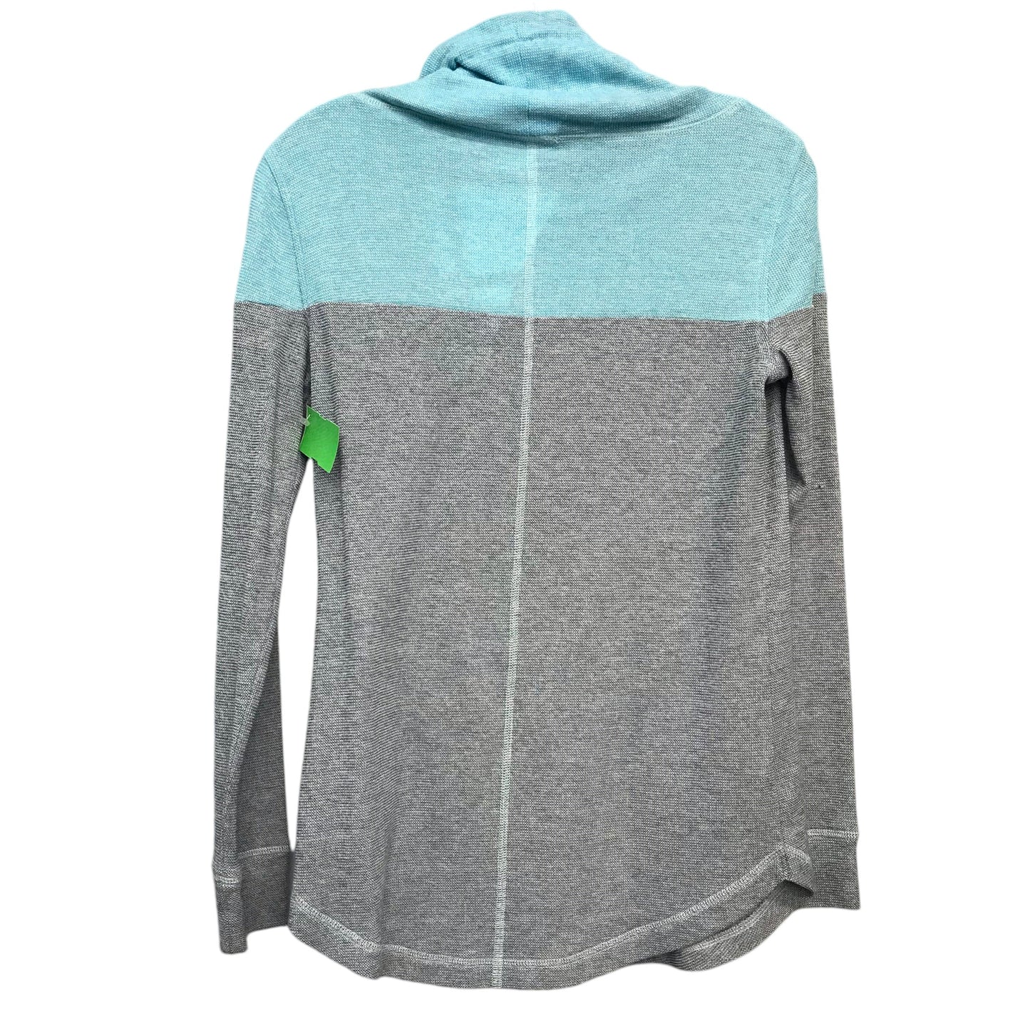 Sweatshirt Collar By Talbots In Teal, Size:Xs