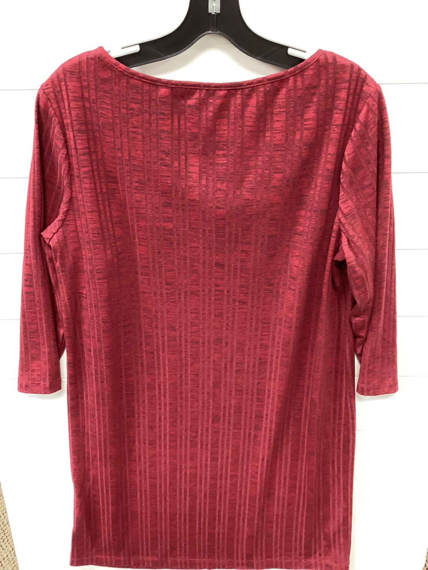 Dress Casual Midi By Chicos In Red, Size:S