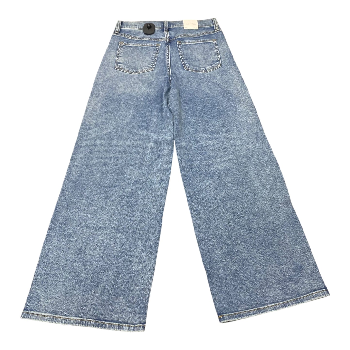 Jeans Wide Leg By Banana Republic In Blue Denim, Size:6