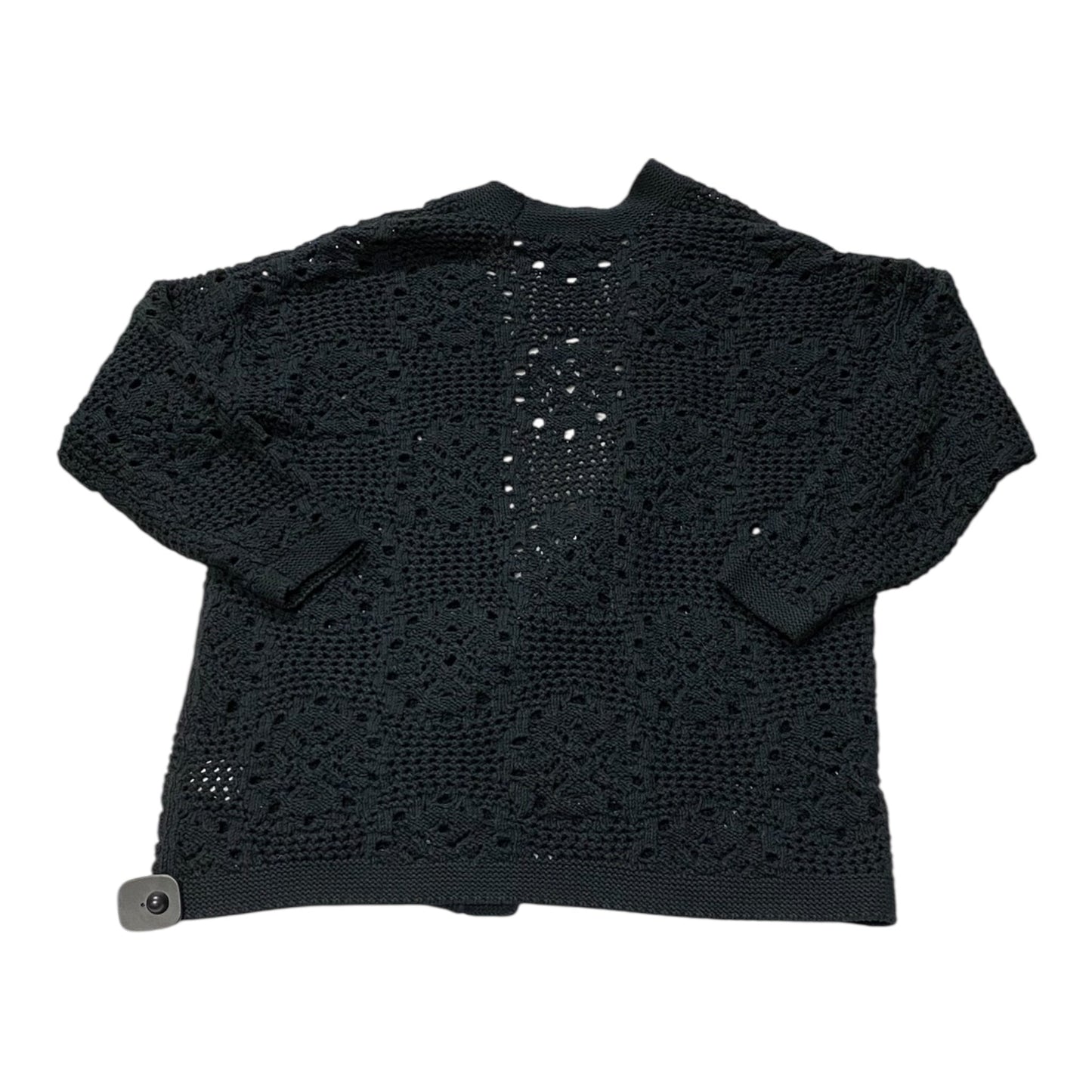 Sweater Cardigan By Lucky Brand In Black, Size:M