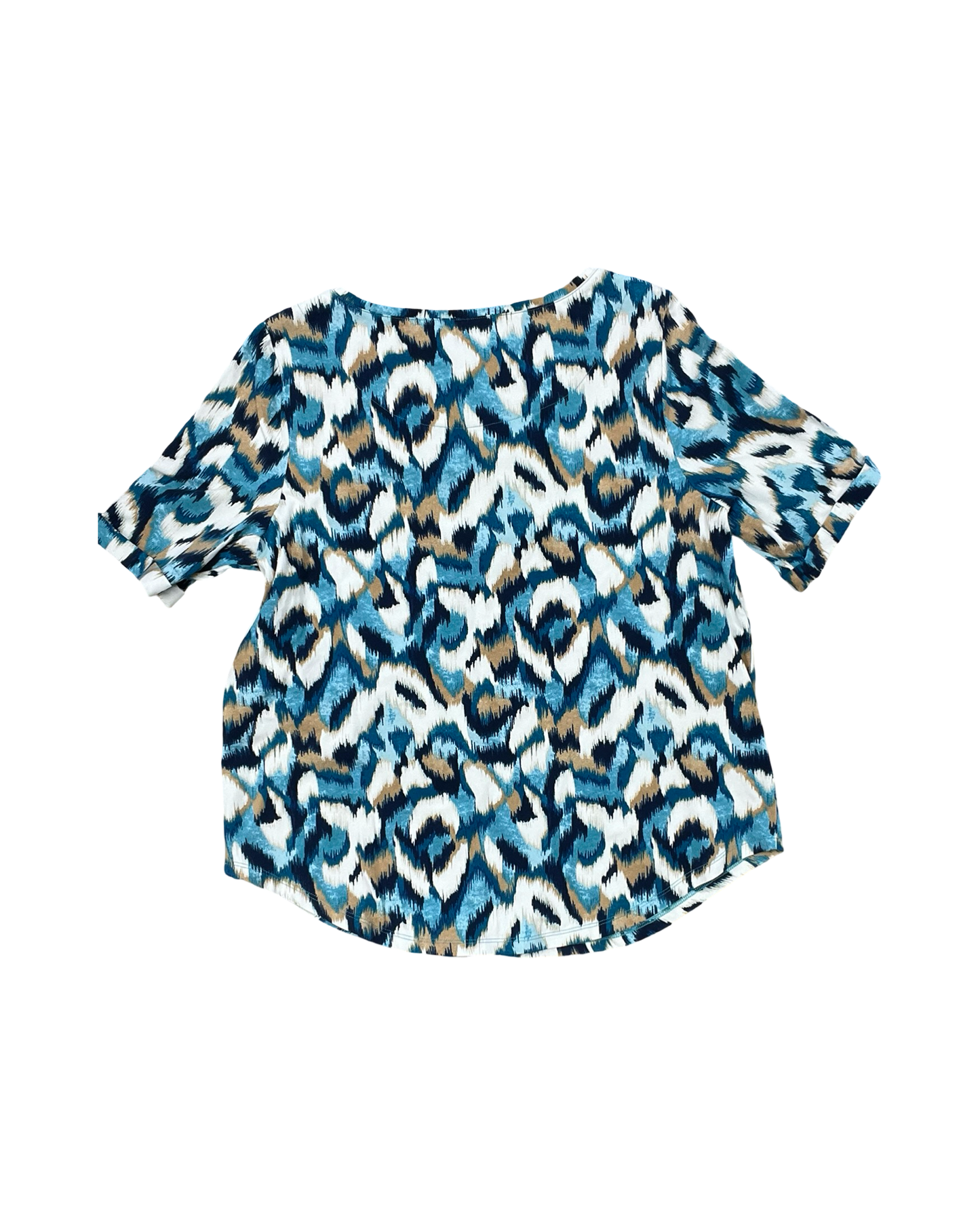 Top Ss By Chicos In Blue & White, Size:L