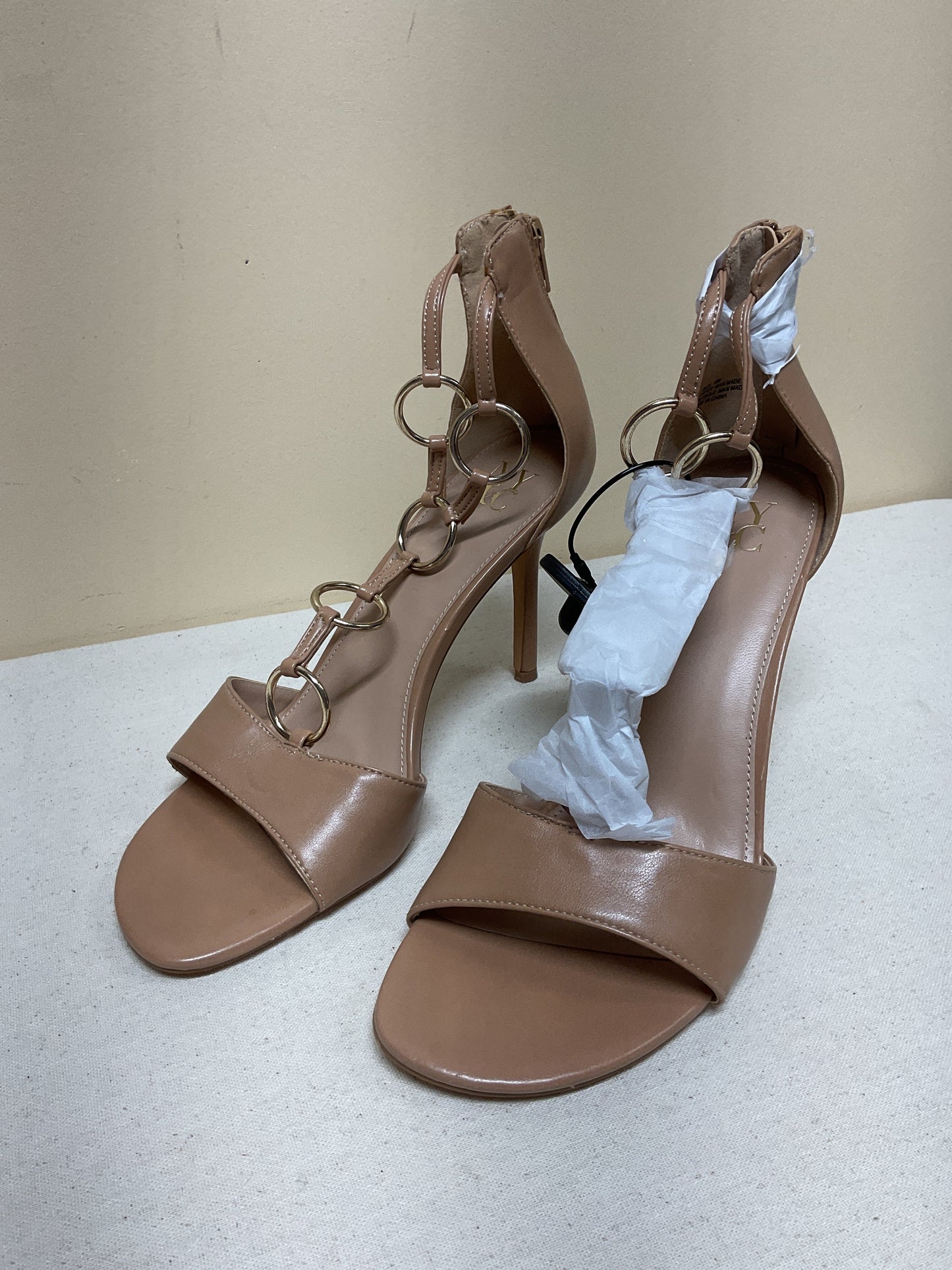 Shoes Heels Stiletto By New York And Co In Tan, Size:10